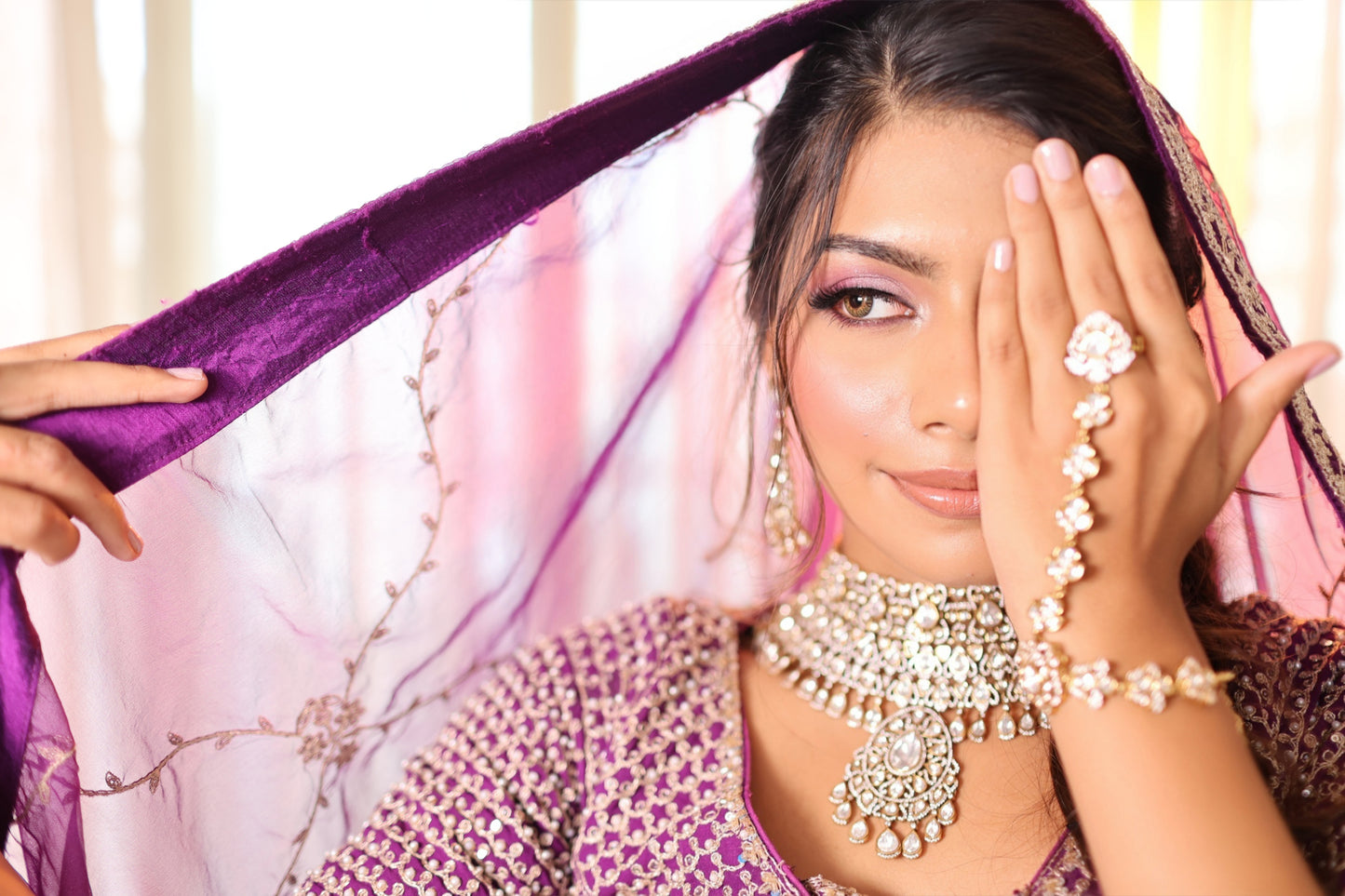 Amethyst Royale Radiance Bridal Set
