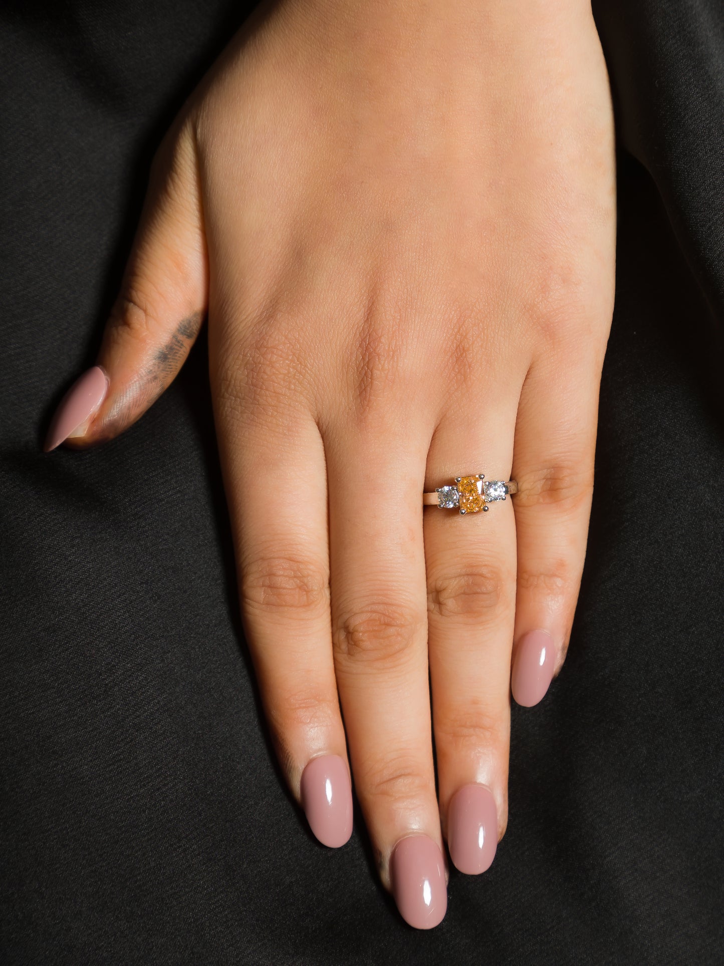 Amber Twilight Ring