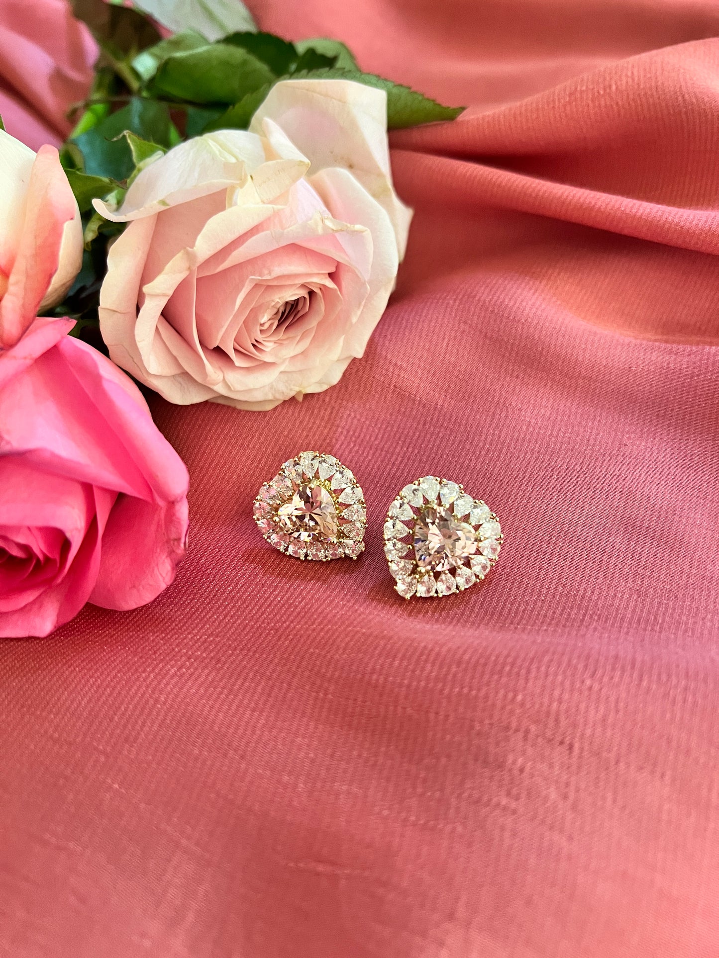 Arabella Pink Diamond Studs