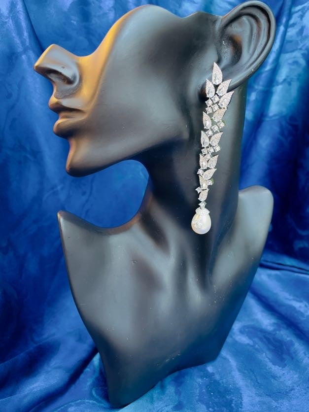 Aurora Gleam Long Danglers