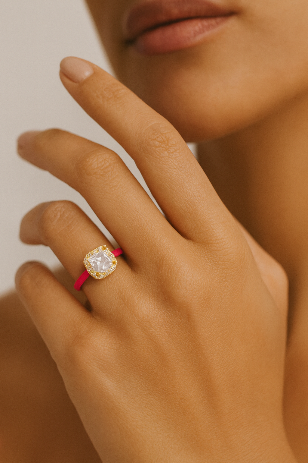 Cushion Radiance Ring