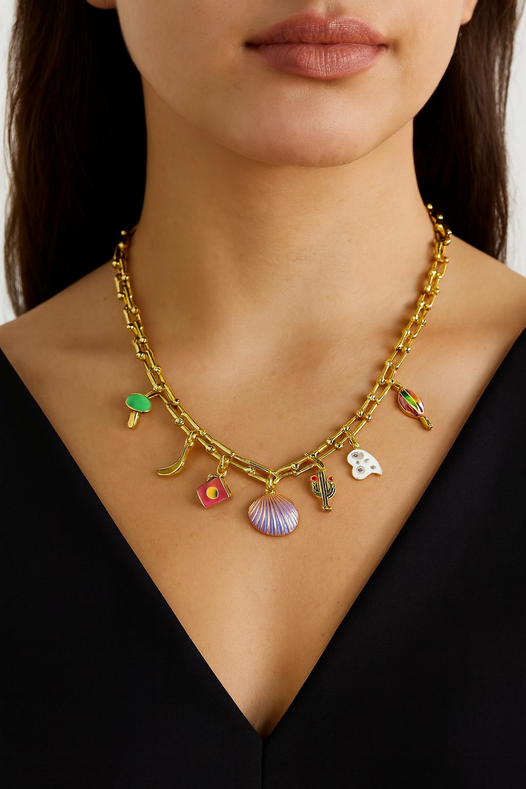 Sunset Stories Charm Necklace