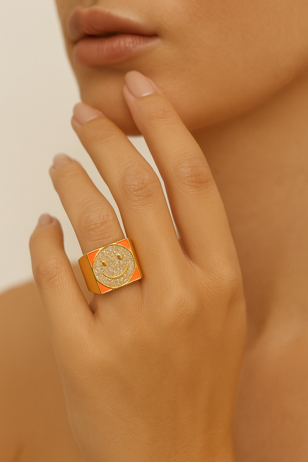 Sparkle Mood Signet Ring