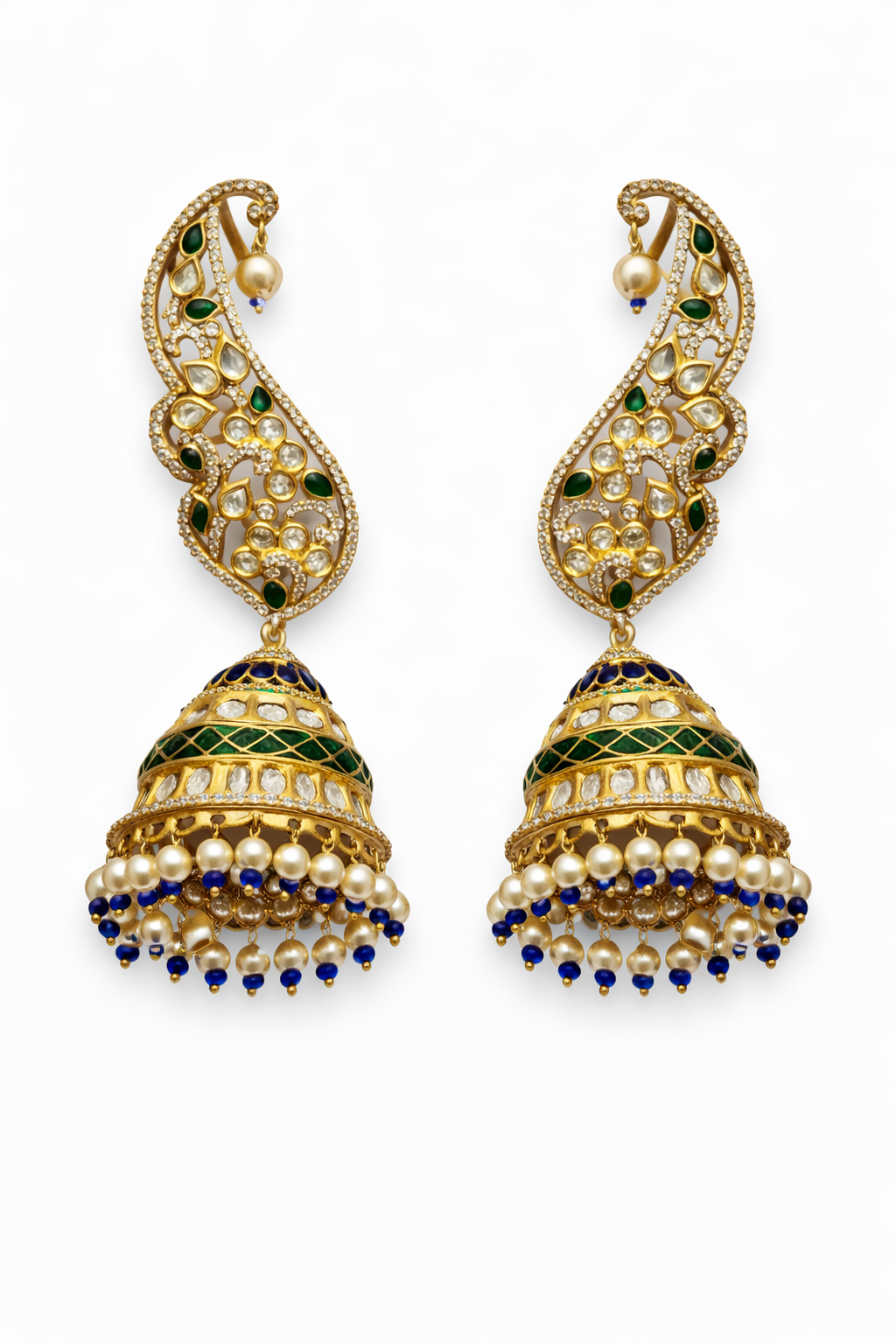 Vamika Mayura Ear Cuff Jhumka