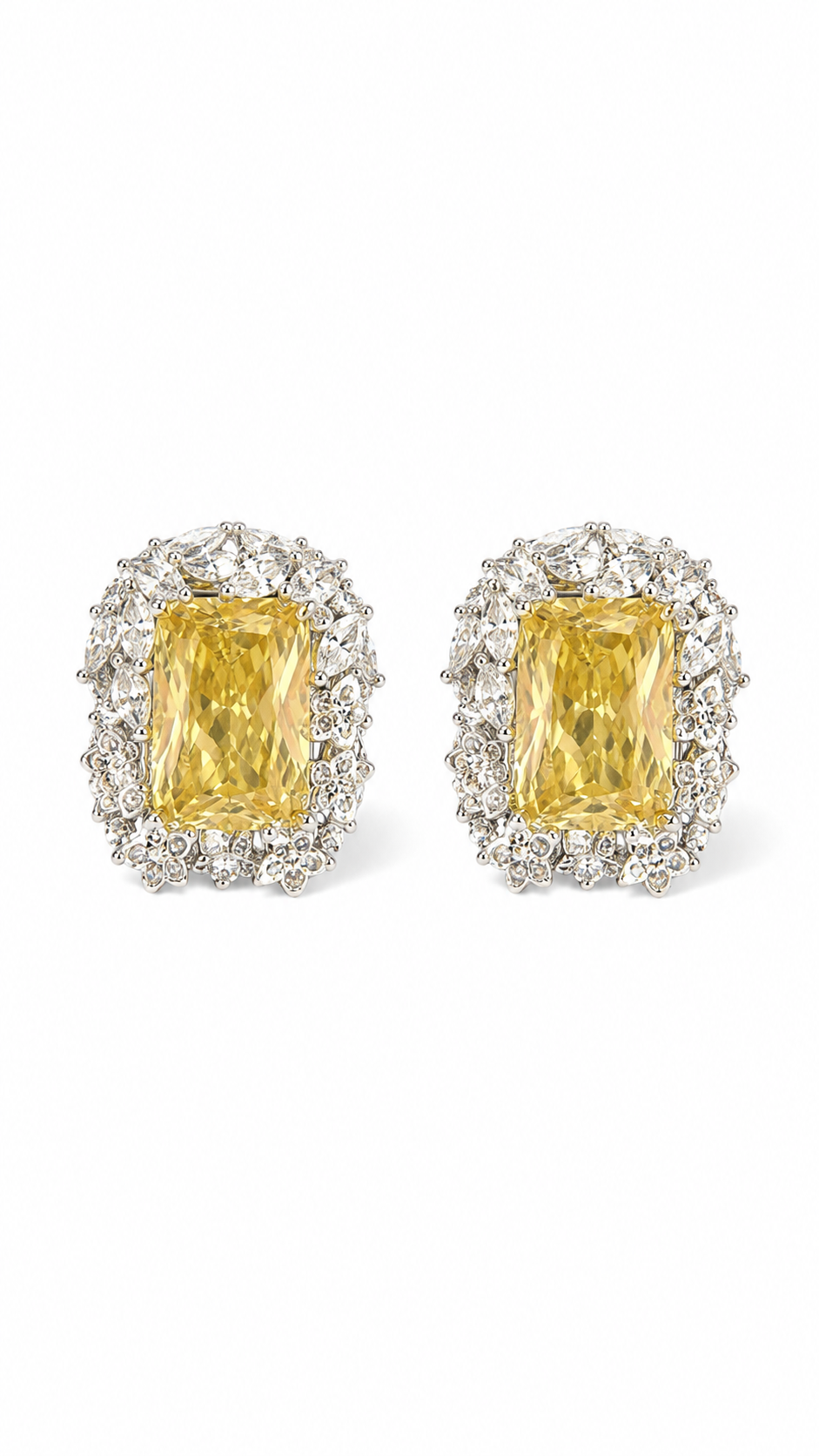 Golden Aura Regal Stud Earrings