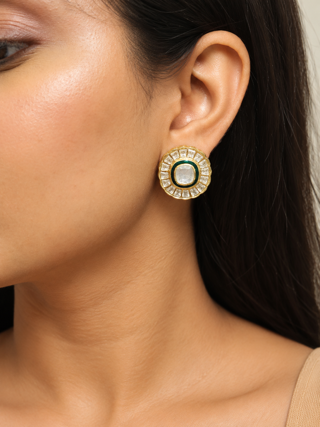 Zariya Pearl Kundan Choker Set