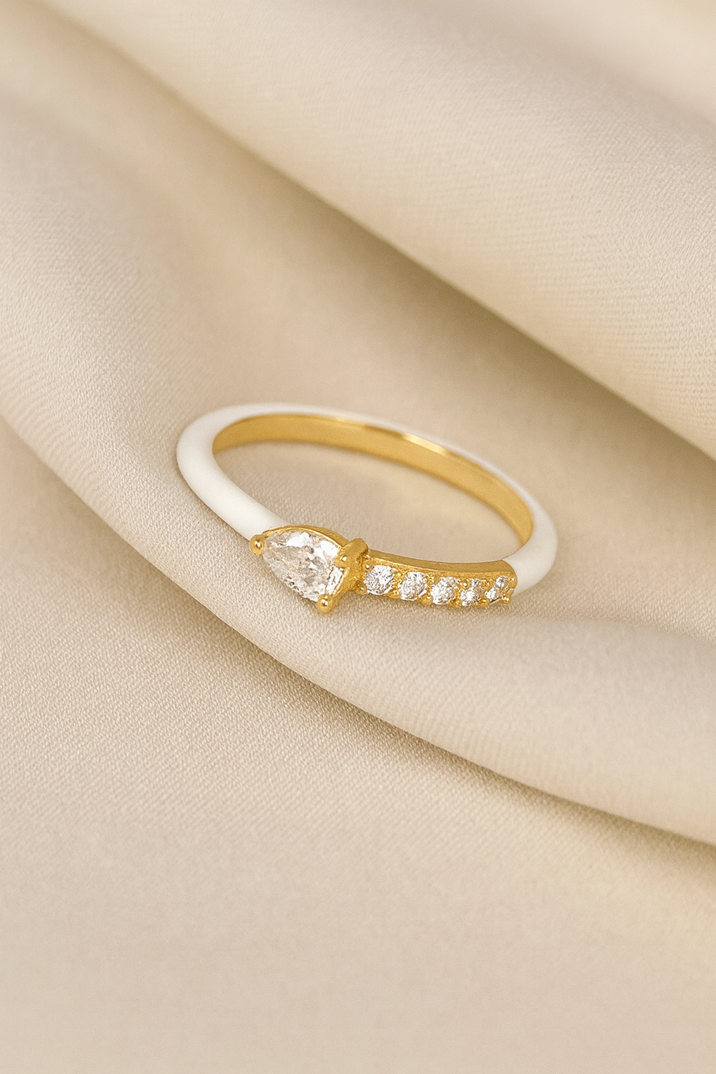 Ivory Spark Wrap Ring