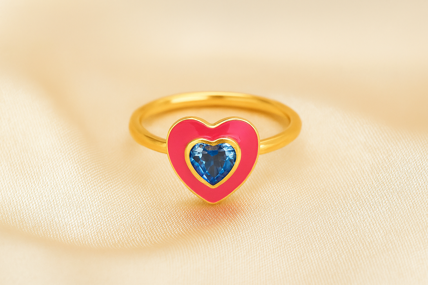 Electric Heart Glow Ring