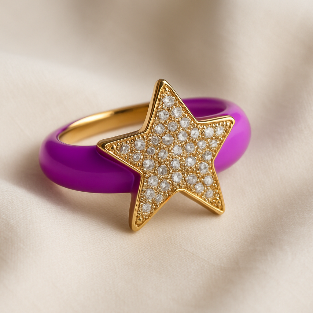 Twinkle Pop Star Ring – Orchid Pink