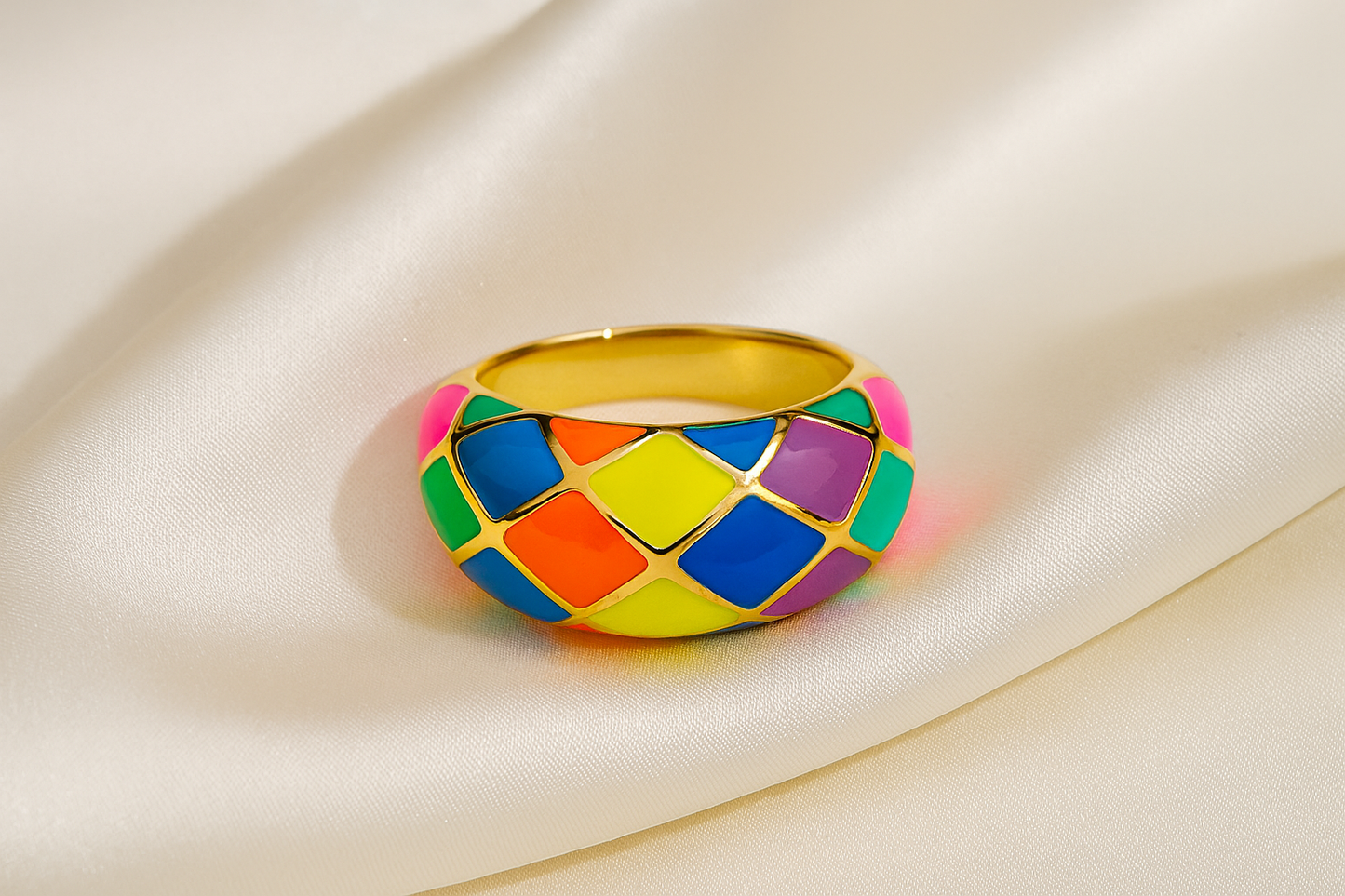 Mosaic Mirage Ring