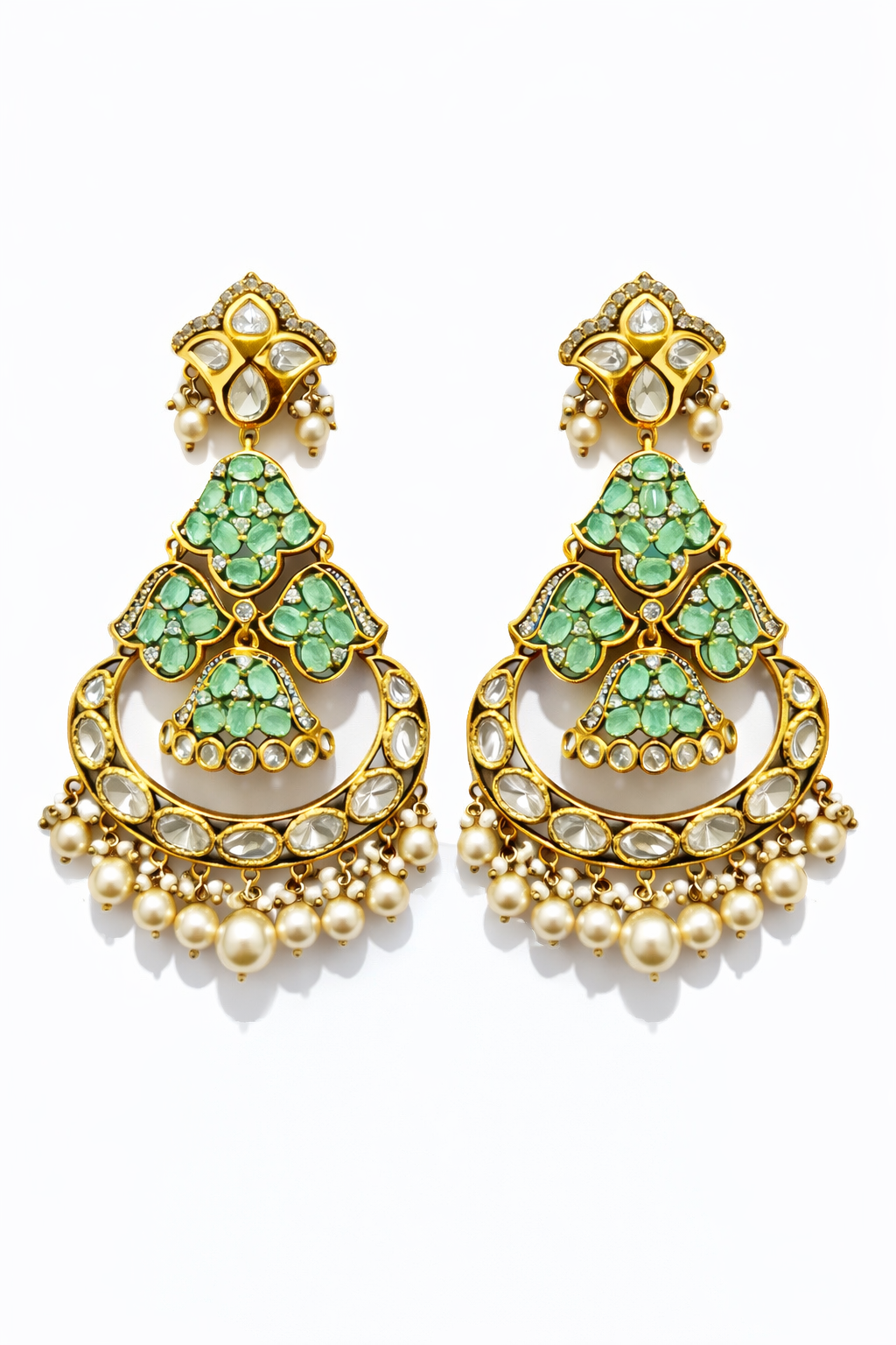 Barfi Noor Chandbali Earrings