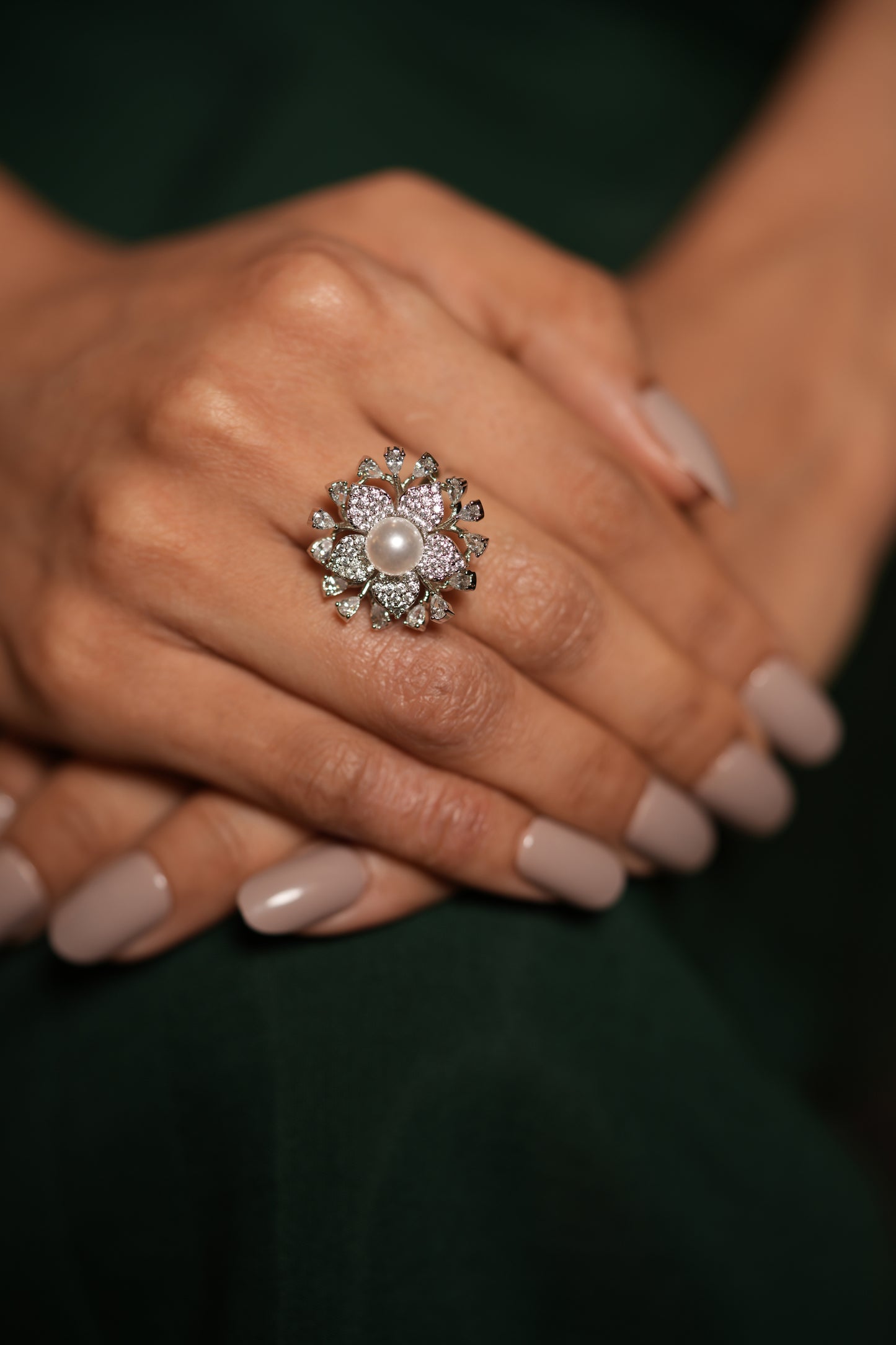 Crystal Whisper Ring