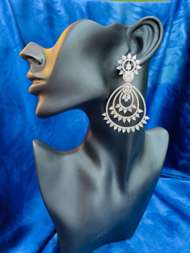 Dazzling Whisper Long Danglers