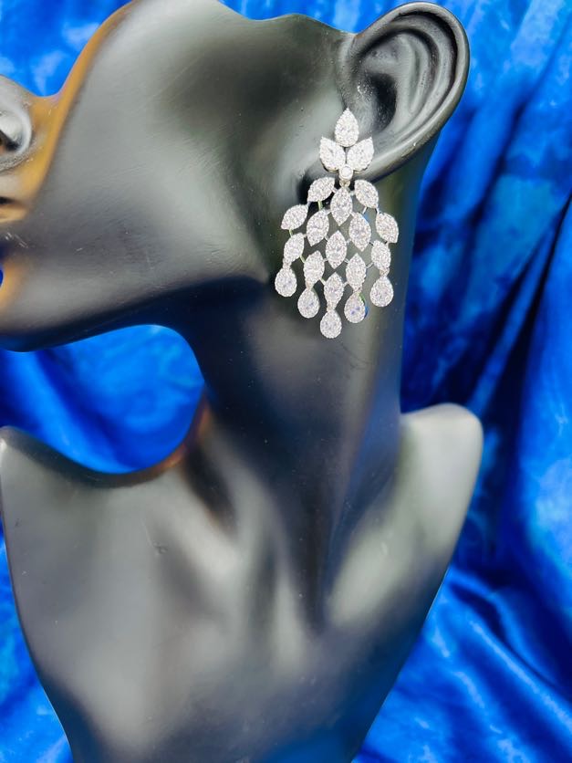 Diamond Grace Short Danglers