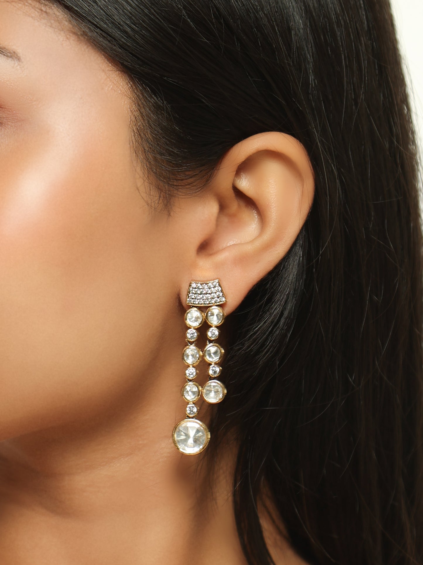 Ariana Layered Polki Necklace Set