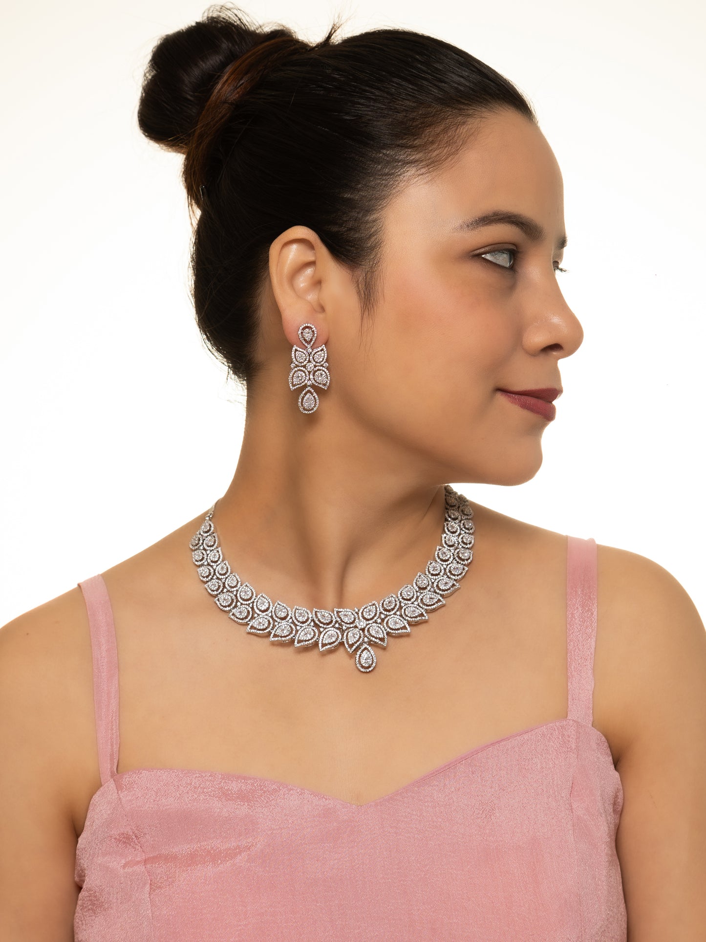 Enchanted Embrace Necklace with Earrings