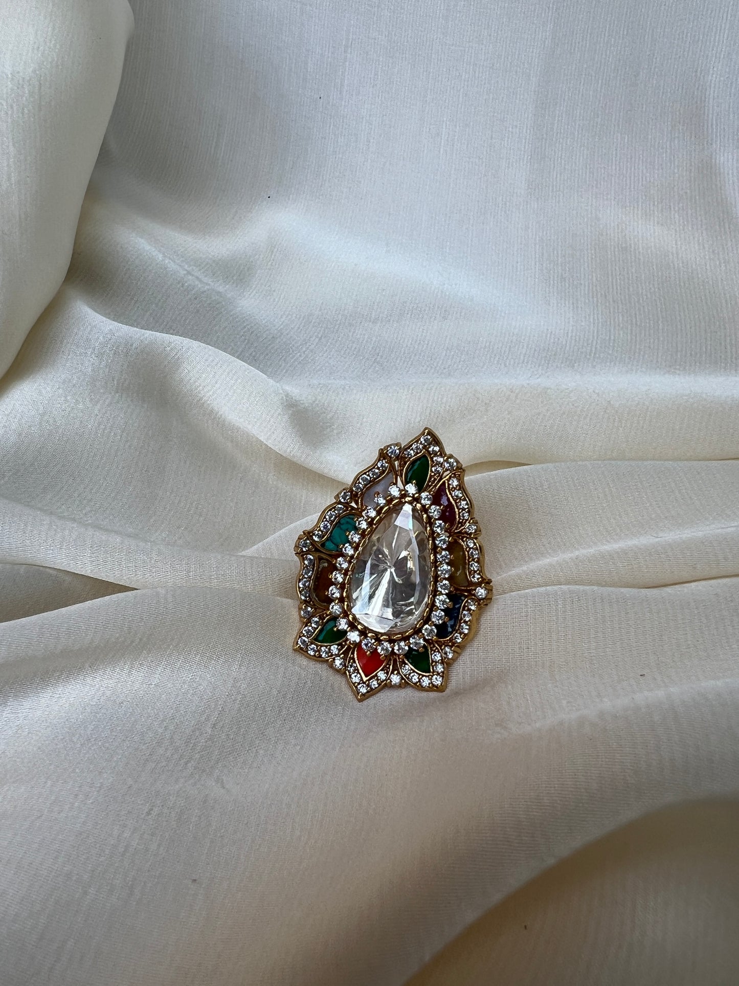 Nandani Kundan Ring