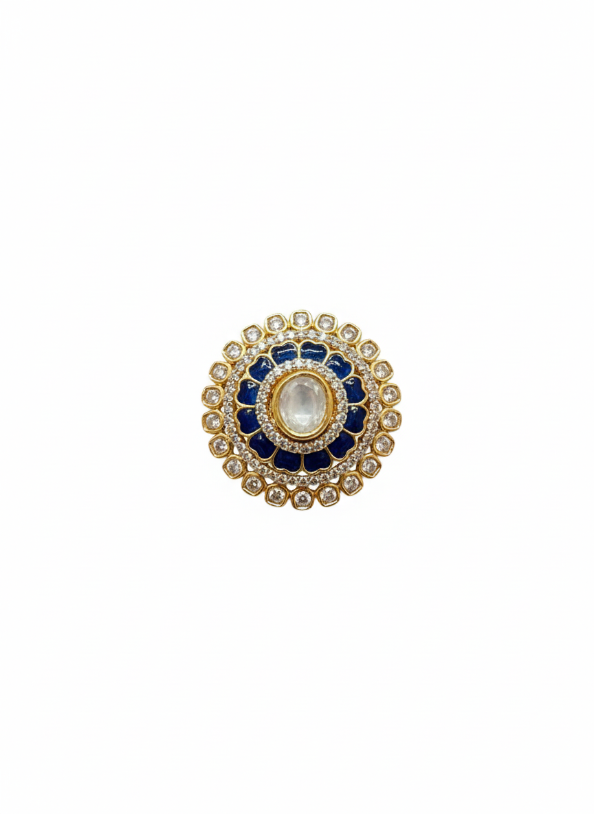 Sapphire Regal Aura Ring