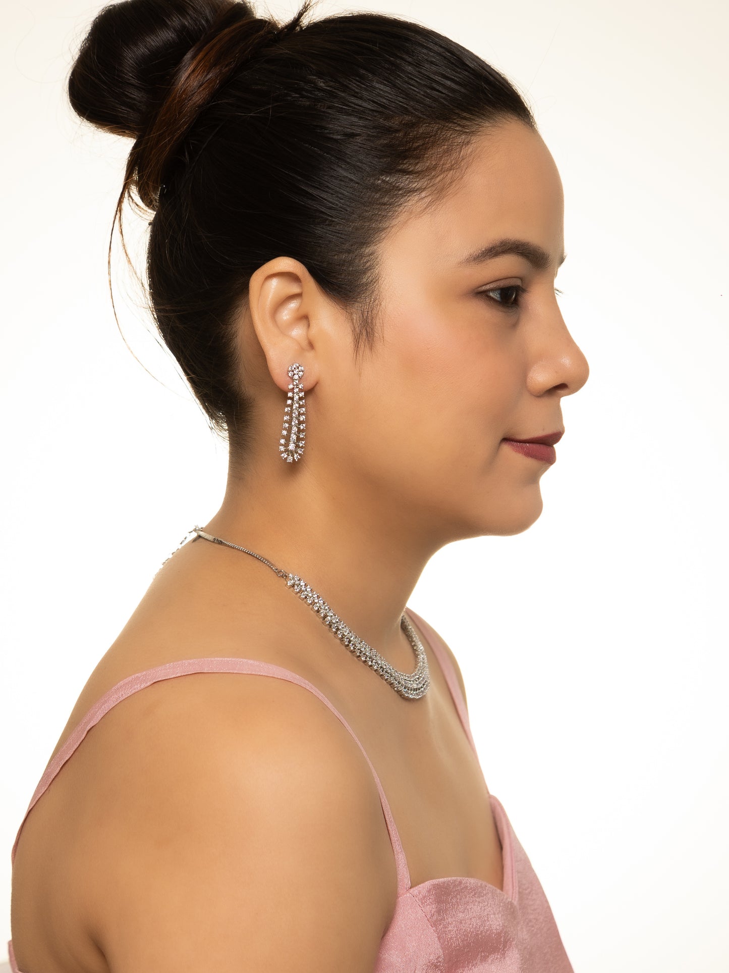 Glorious Embrace Necklace with Earrings