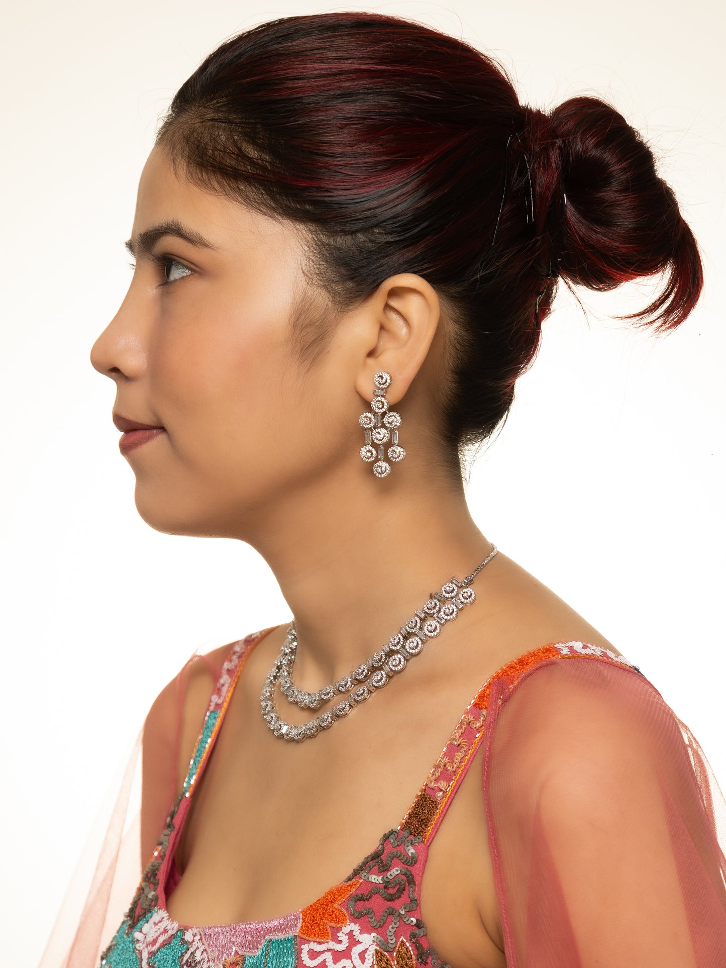 Heavenly Elegance Necklace with Earrings