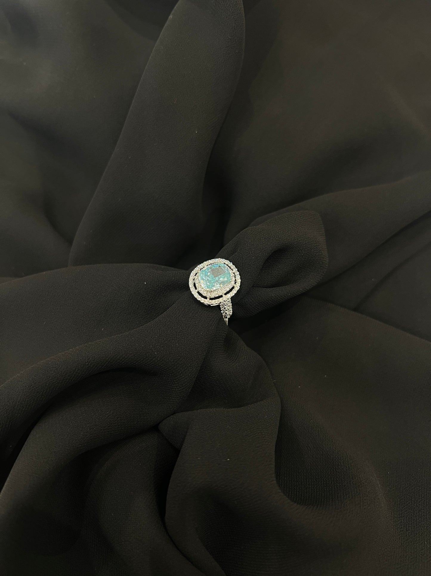 Aqua Aurora Ring