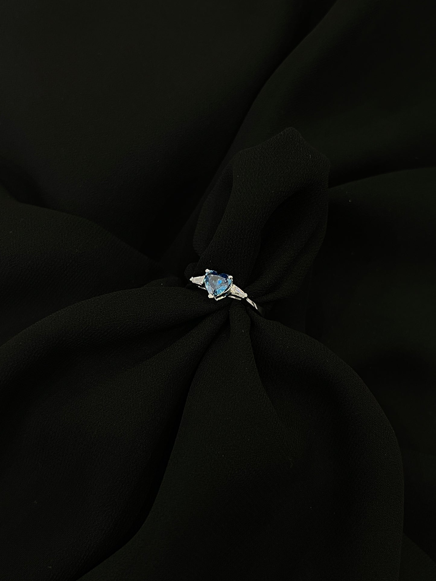 Sapphire Heartsong Ring