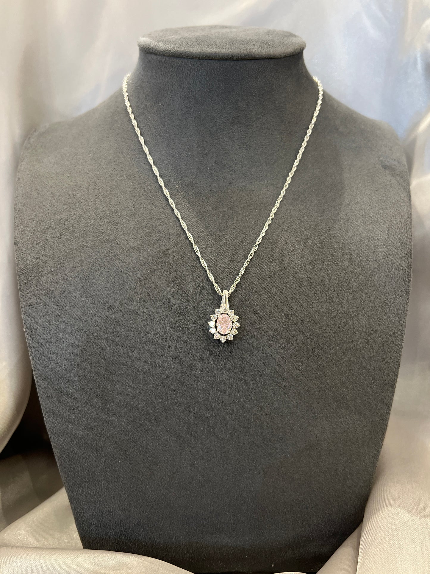 Blush Petal Charm Pendant