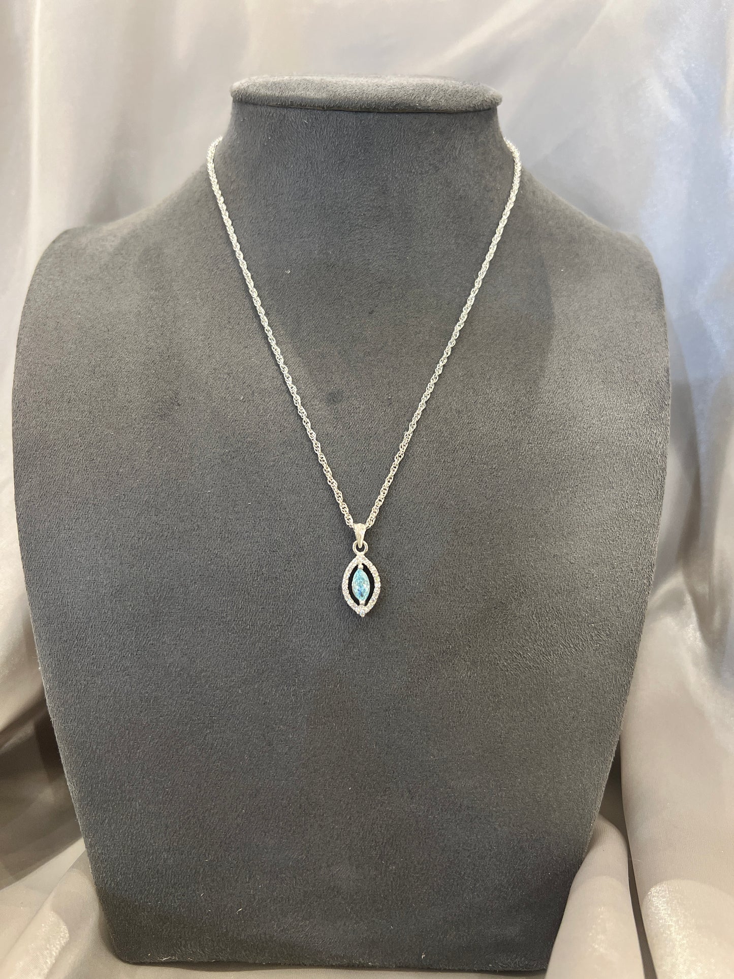 Rose Frost Whisper Pendant