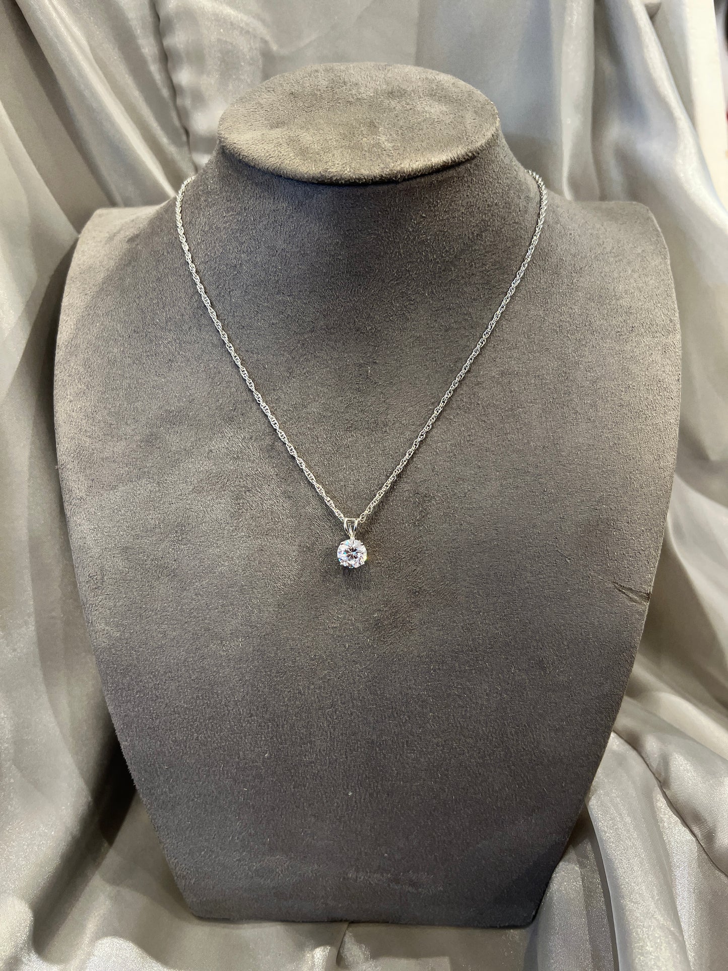 Ethereal Spark Diamond Pendant