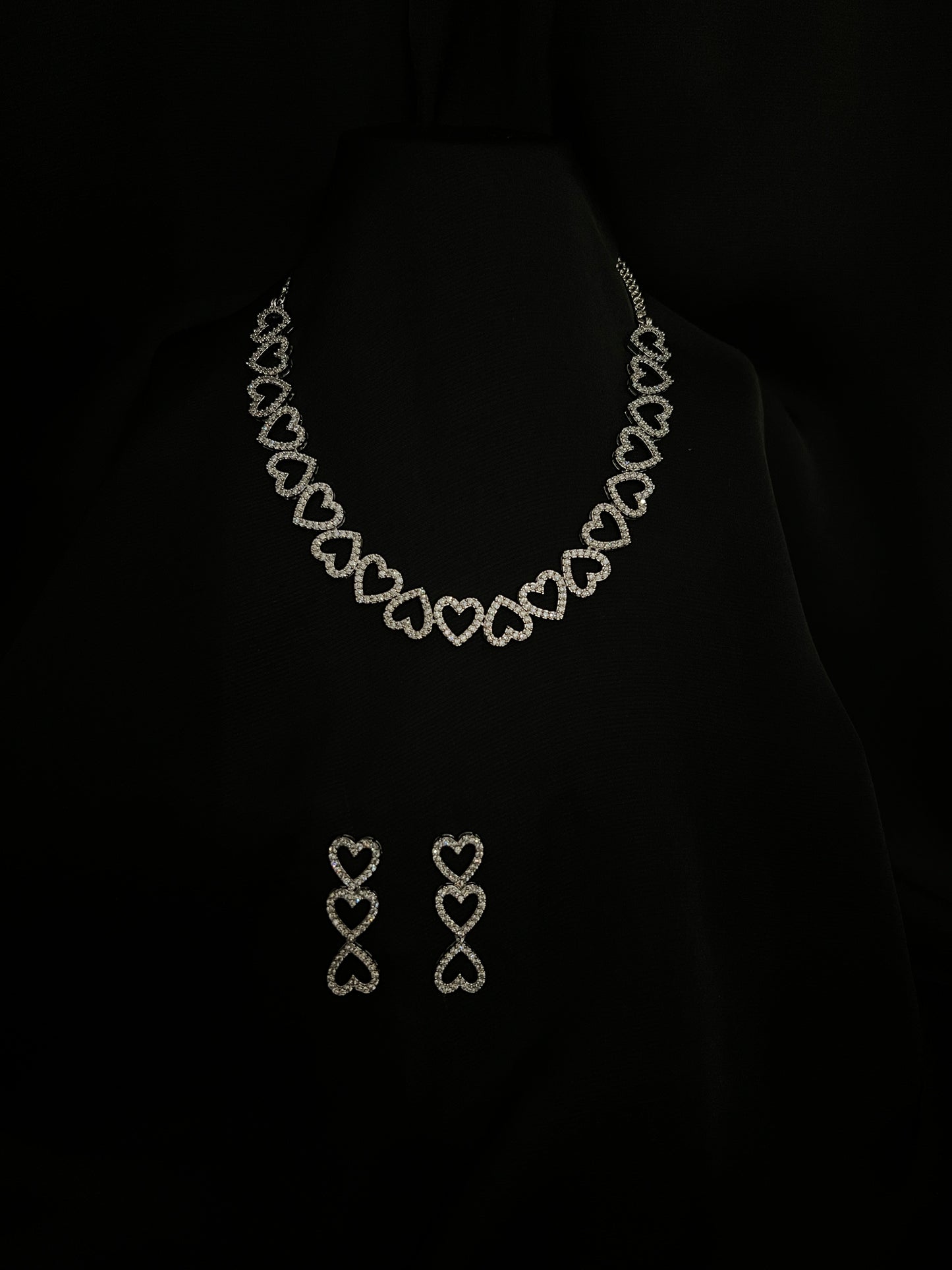 Heart Cutout Diamond set