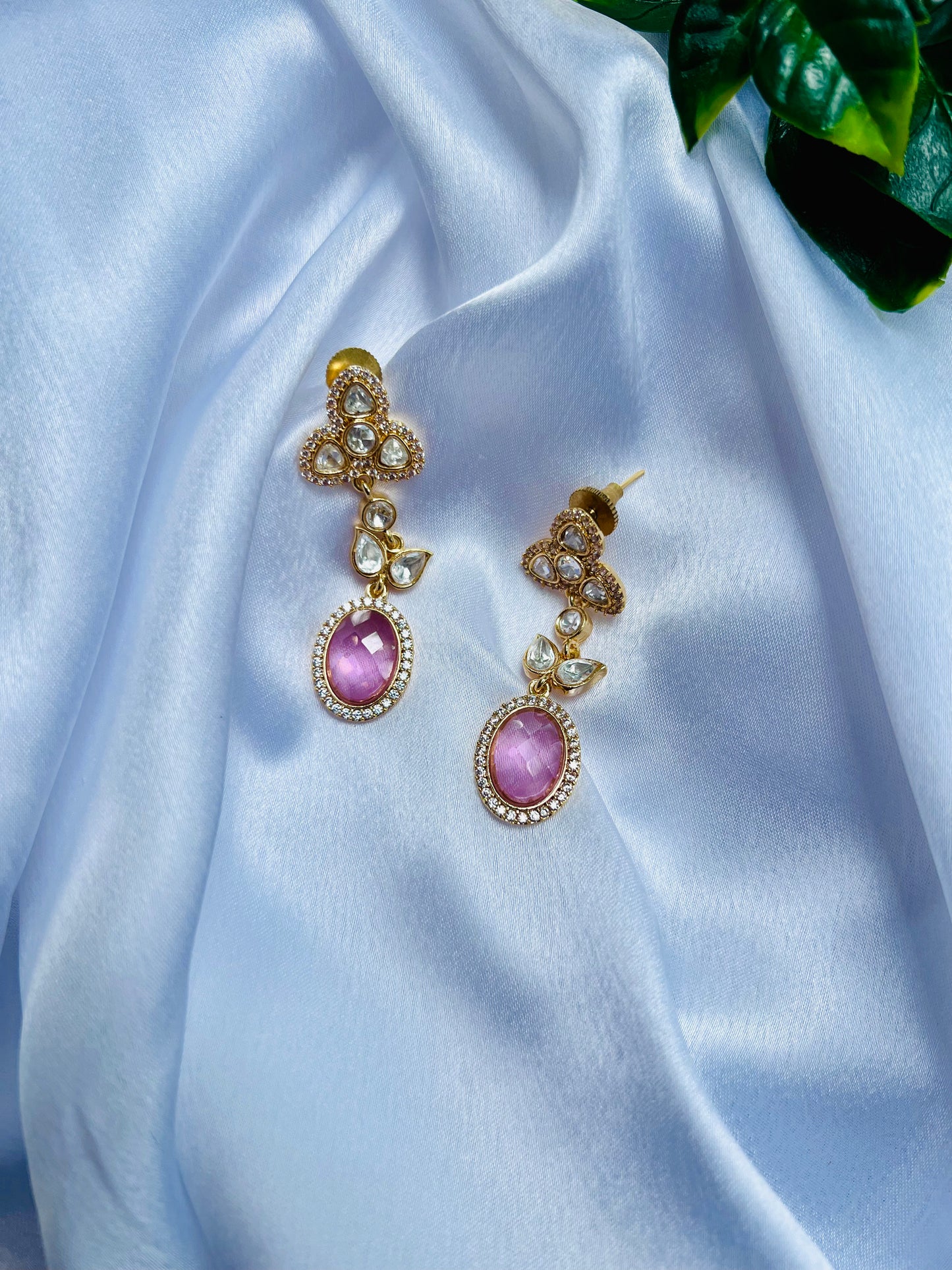 Lalitha fleur Pink Earrings
