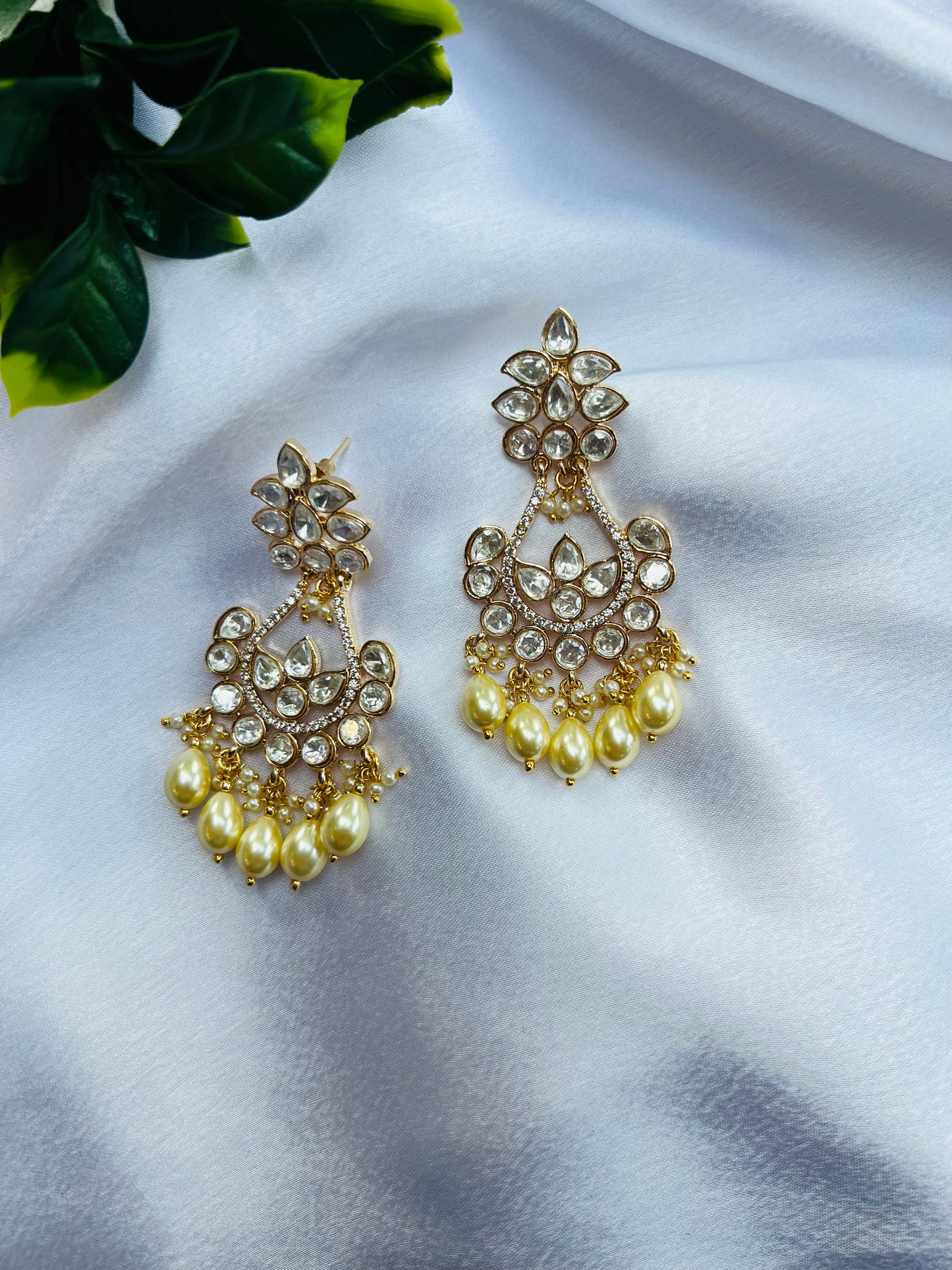 Chandini Beige Chandbali