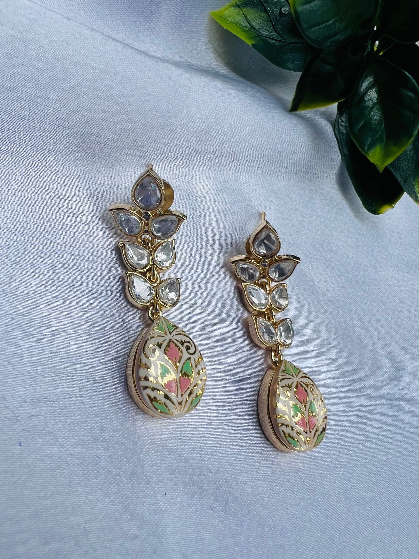 Anjali Leafy Earrings