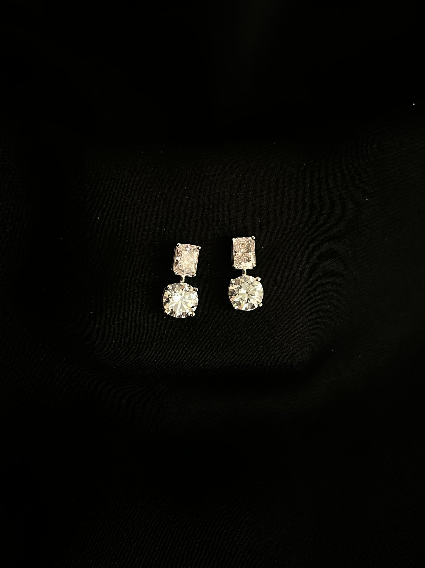 Crystal Luxe Drop Studs