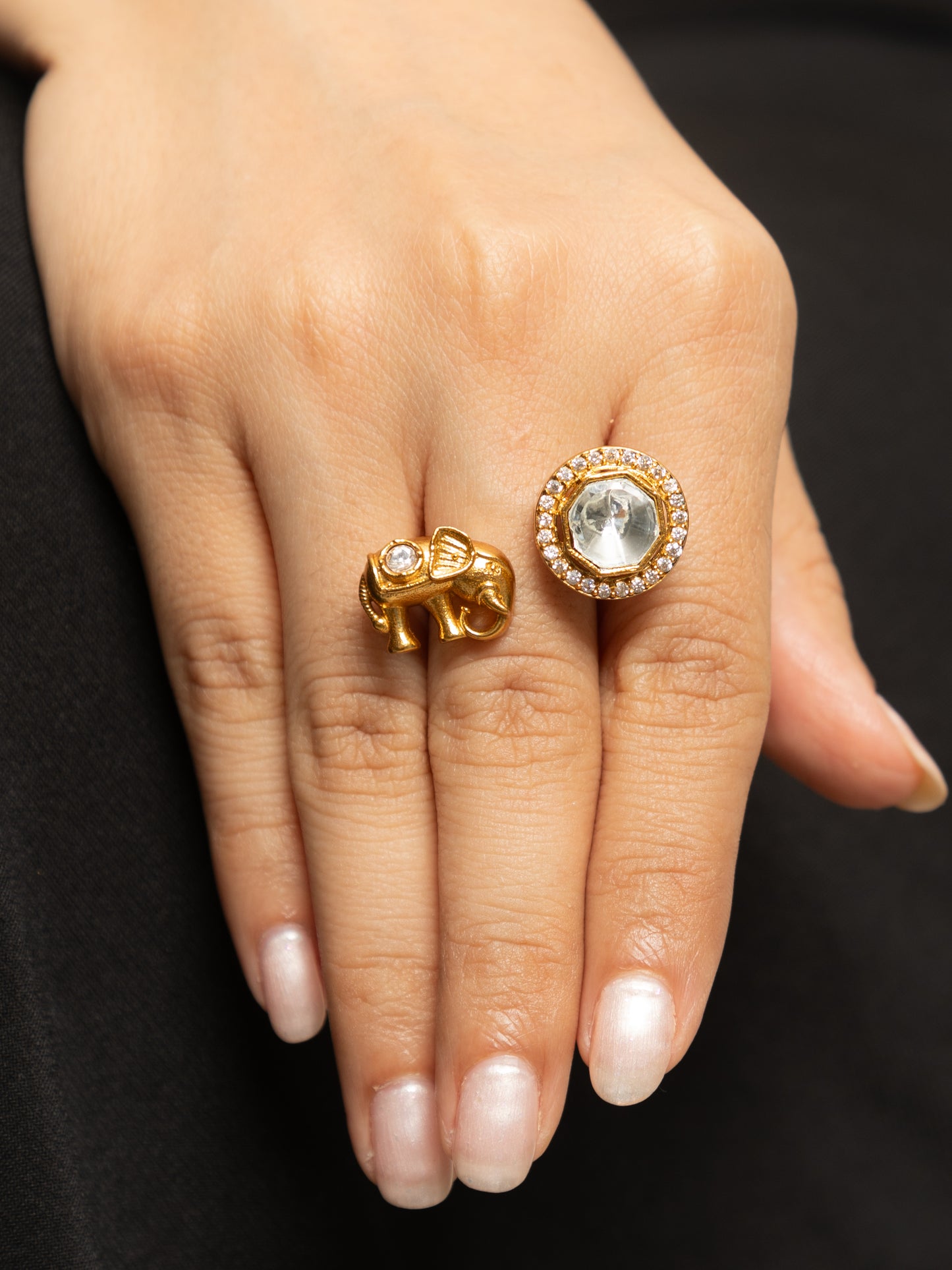 Sharanya Kundan Rings
