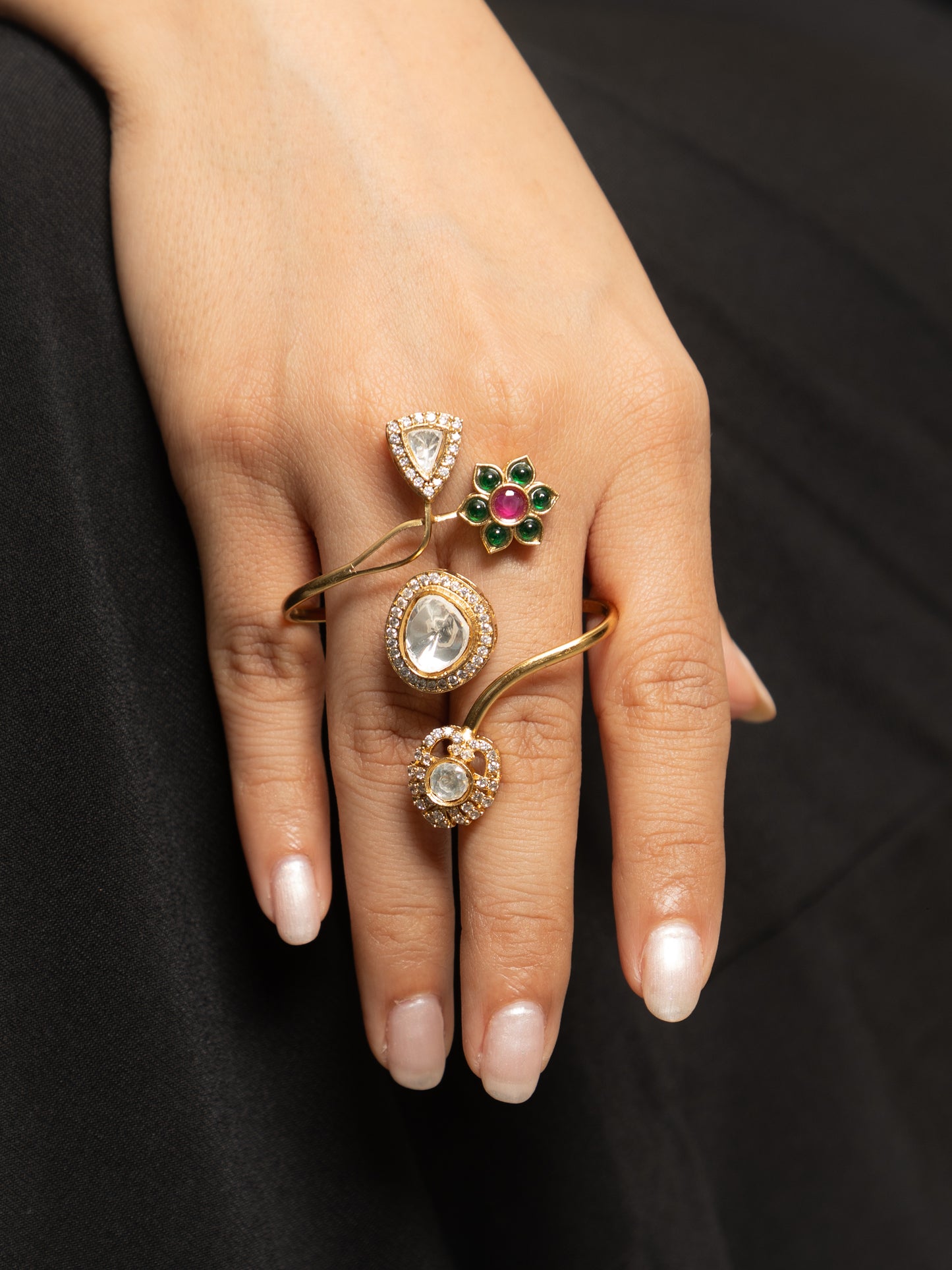 Simran Kundan Rings