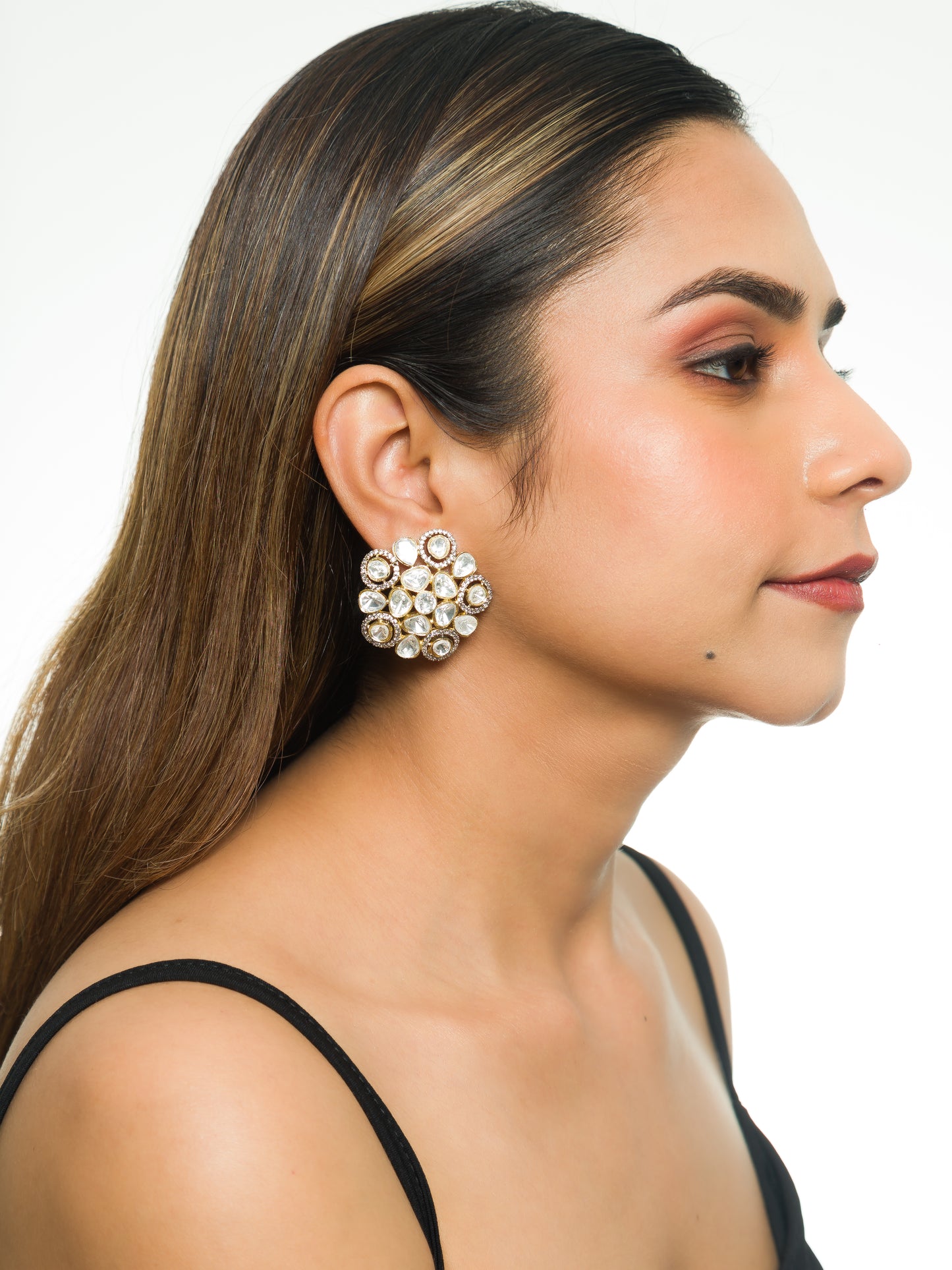 Chameli Kundan Studs