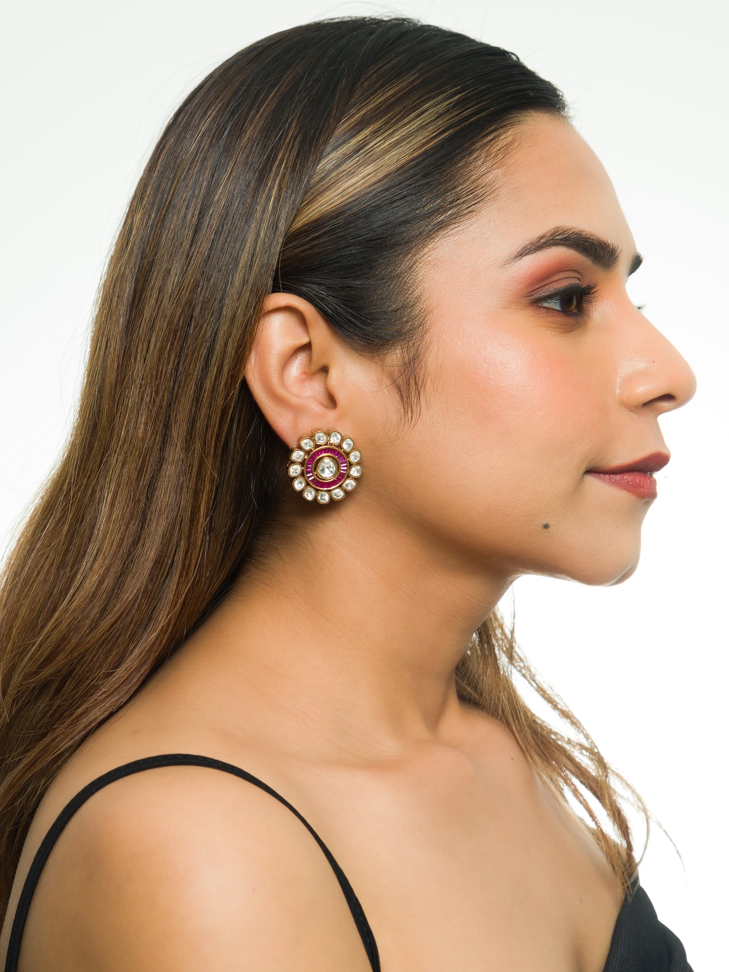 Maanikya Kundan Studs