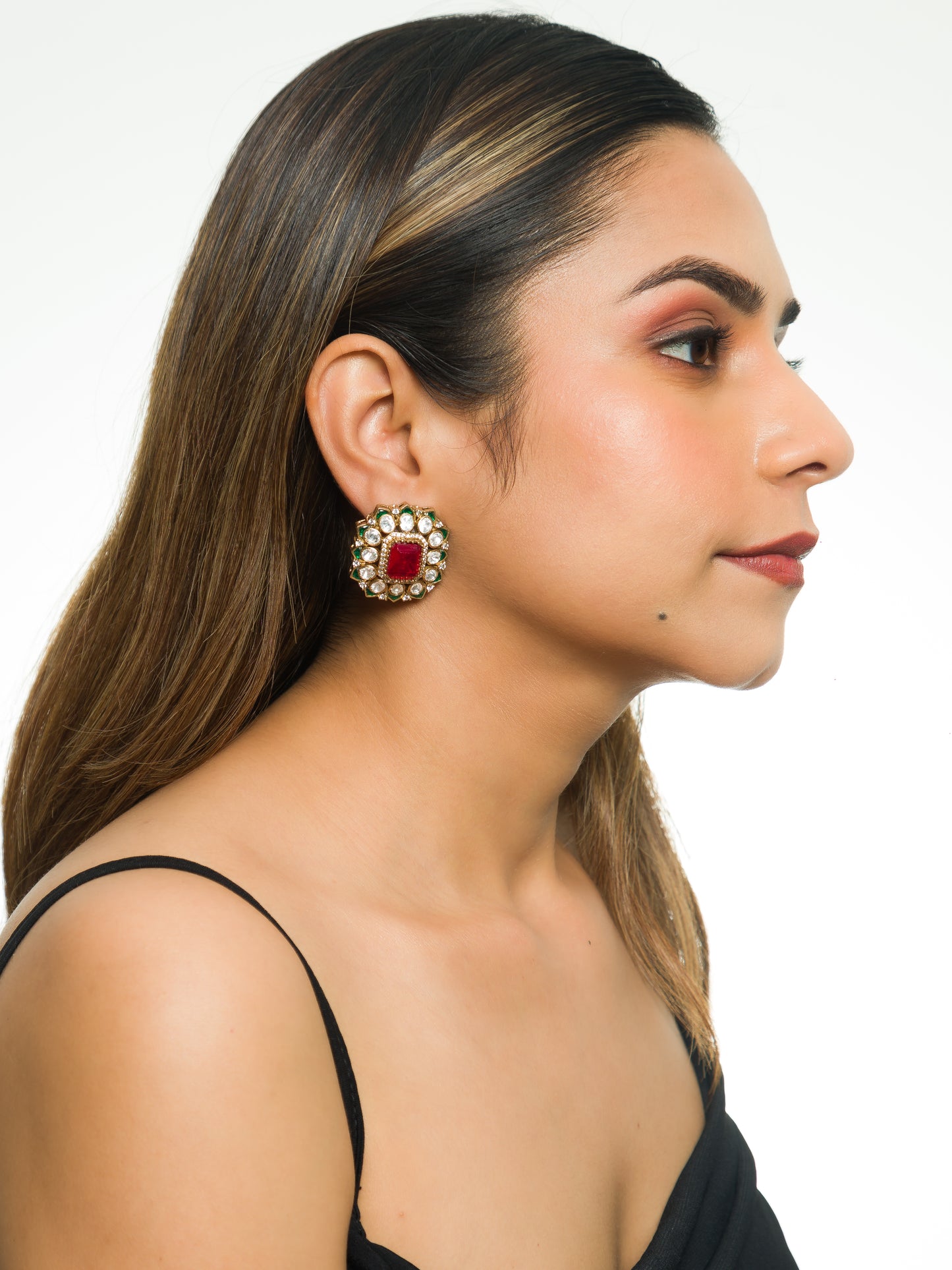 Rajnandini Ruby Studs