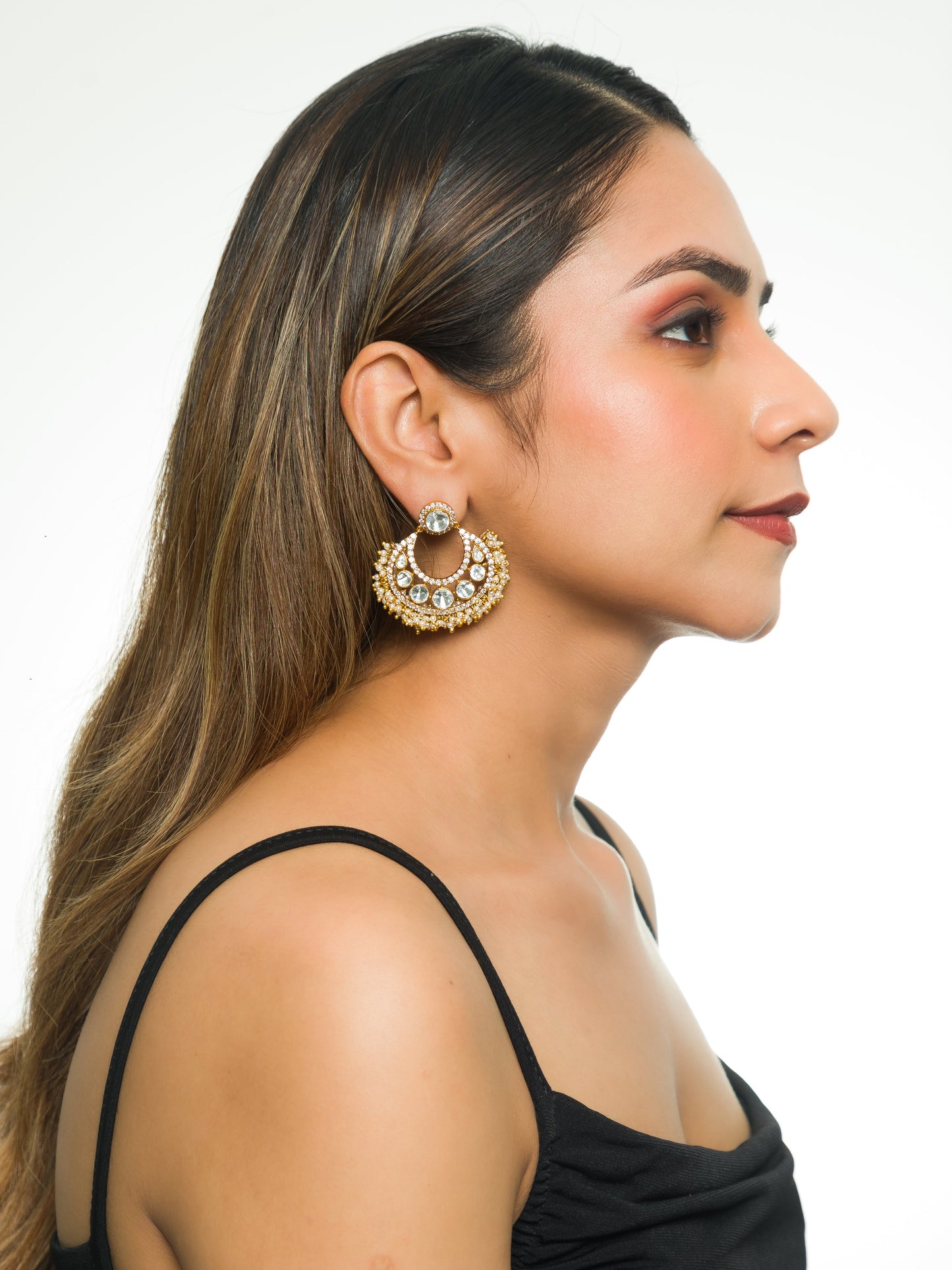 Eclipse Adorn Kundan Studs