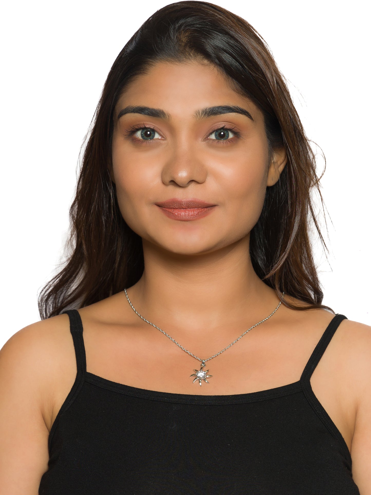 Celestial Burst Diamond Pendant