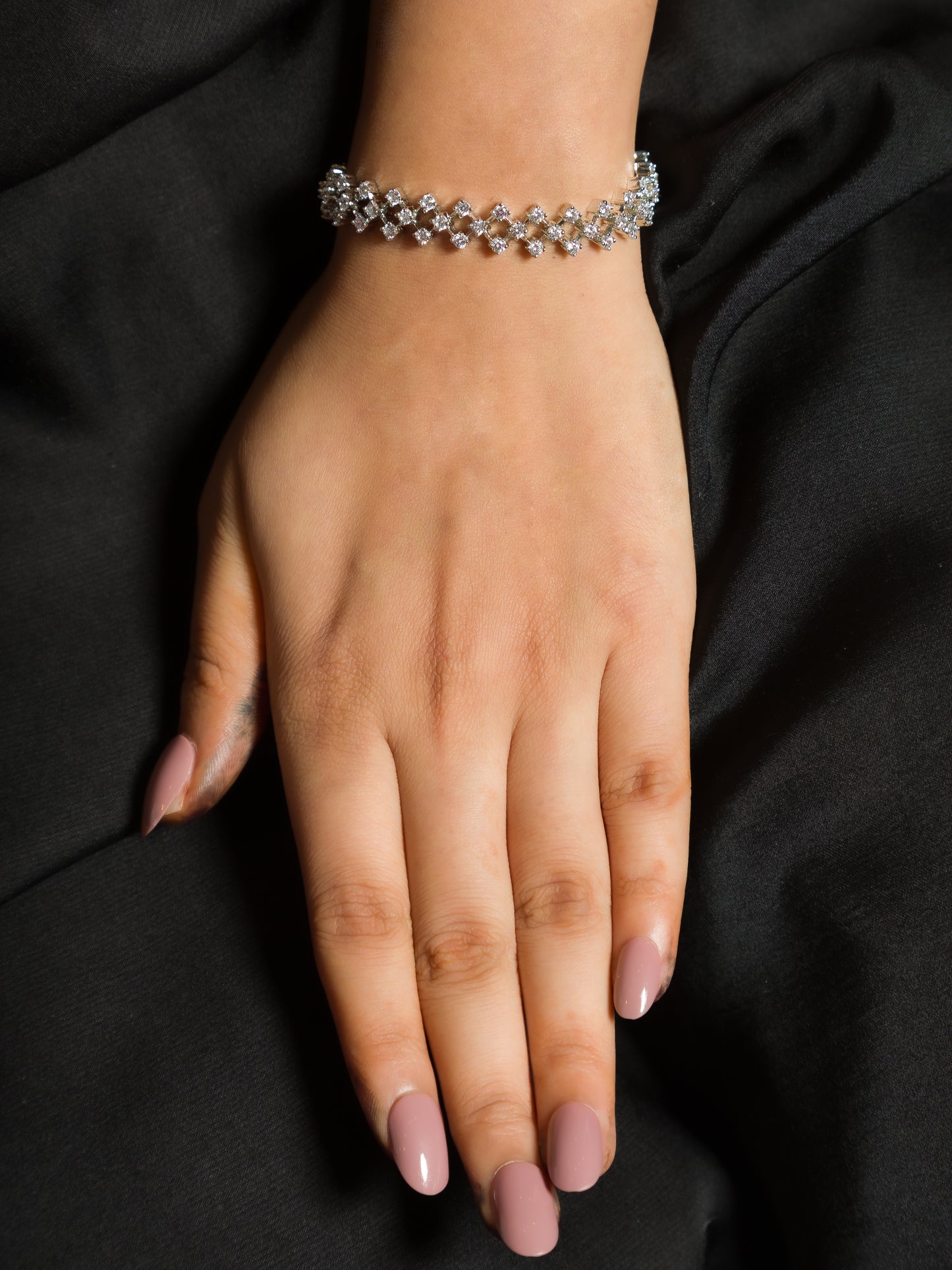 Crystal Cascade Bracelet
