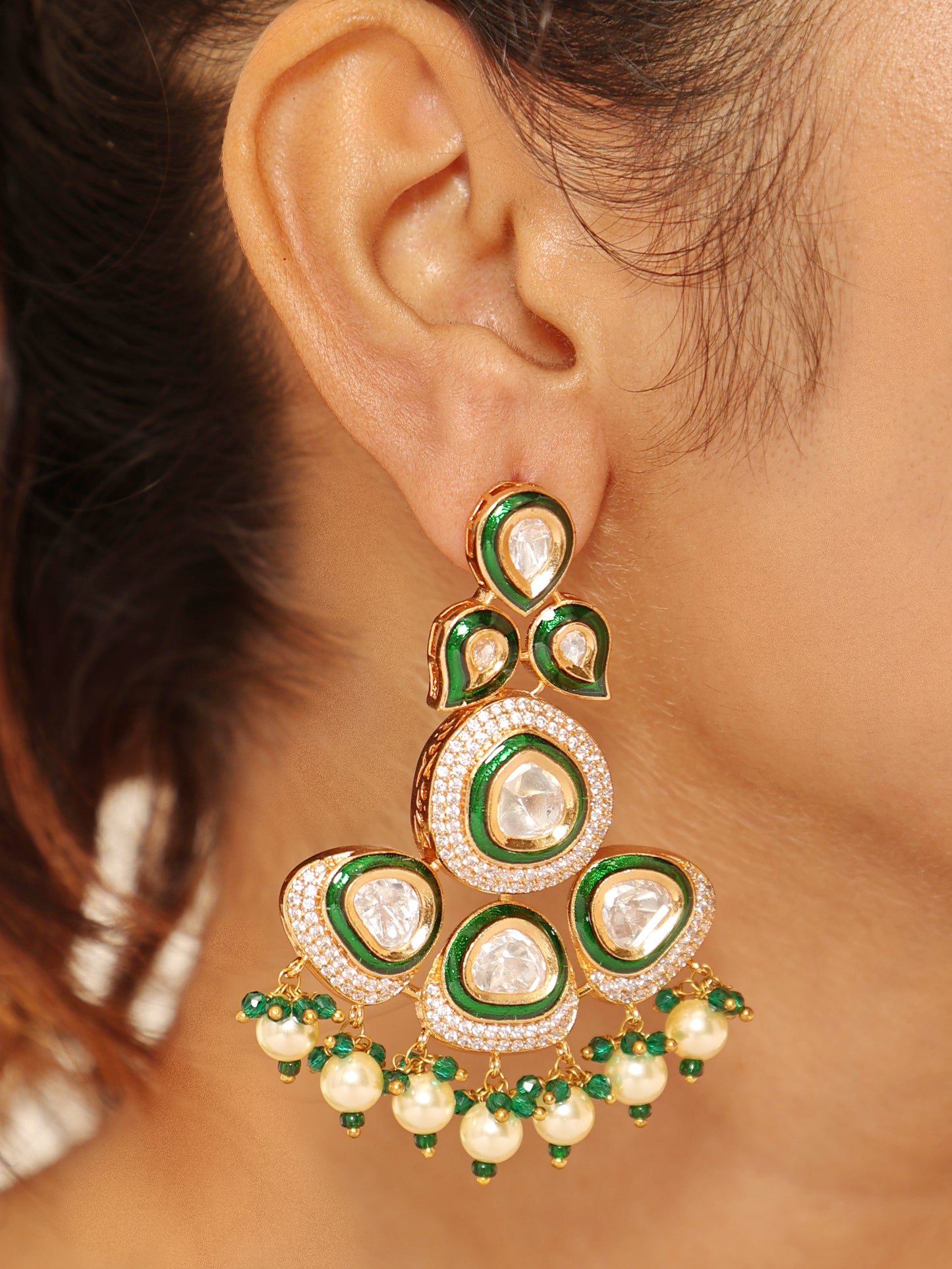 Beryl Beauty Emerald Earrings