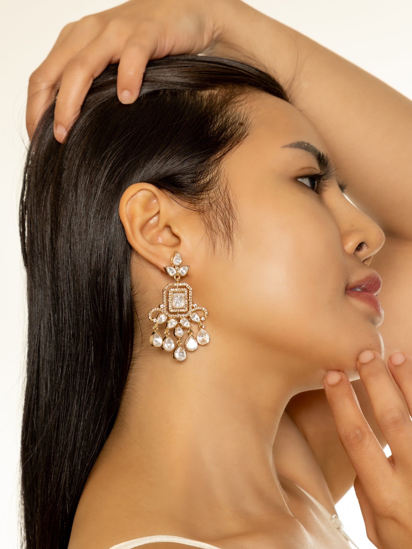 Gargi Shine Polki Earrings