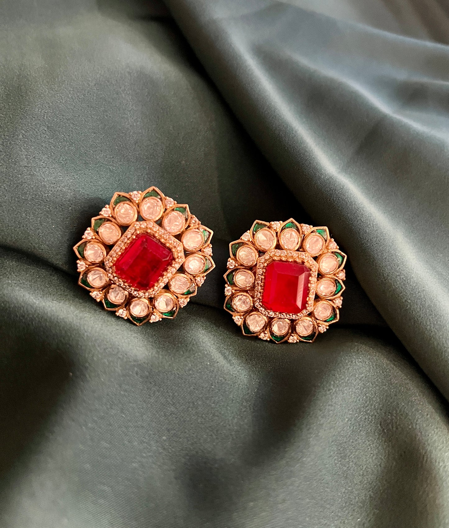 Rajnandini Ruby Studs
