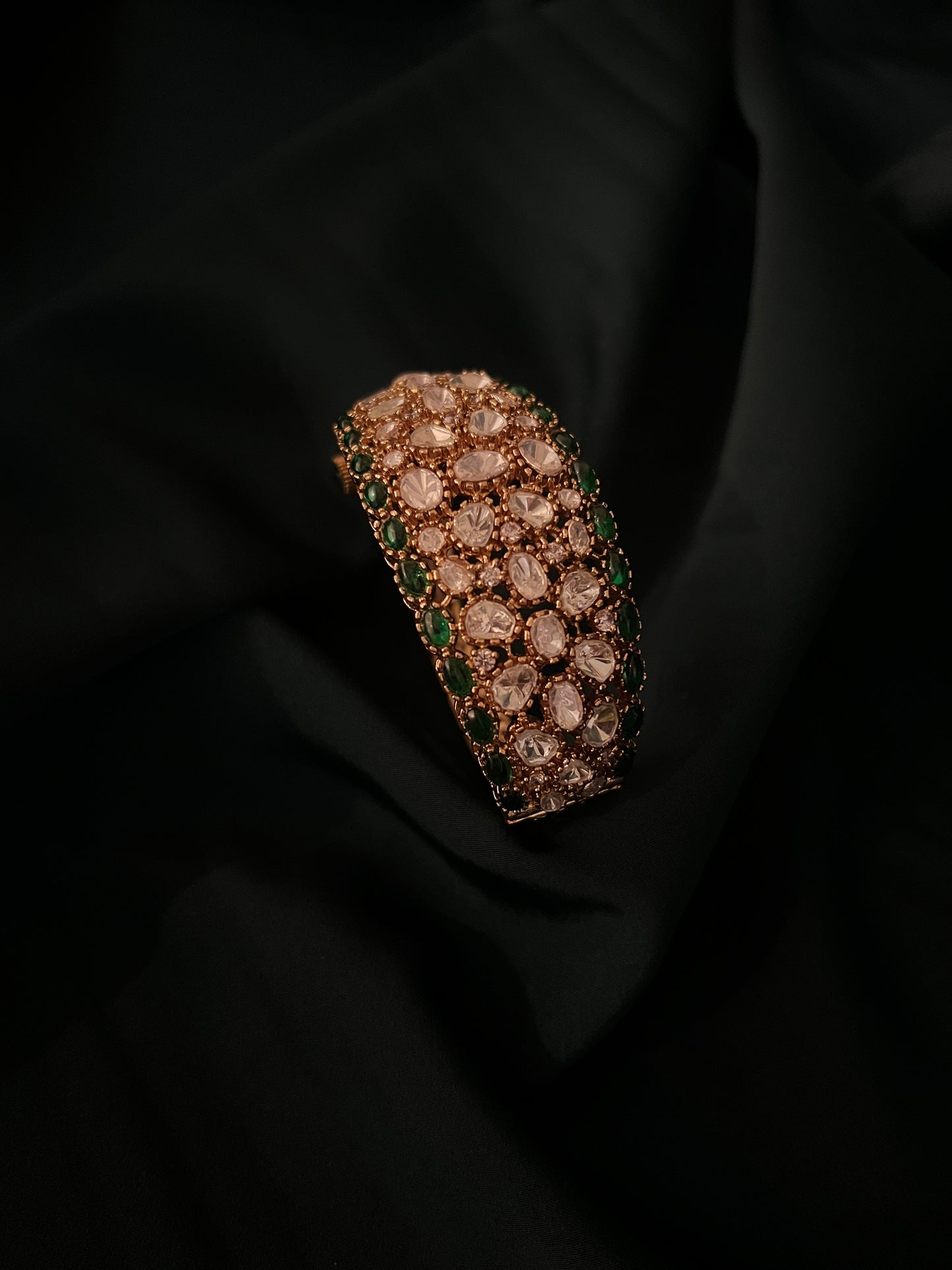 Rija Emerald Cuff