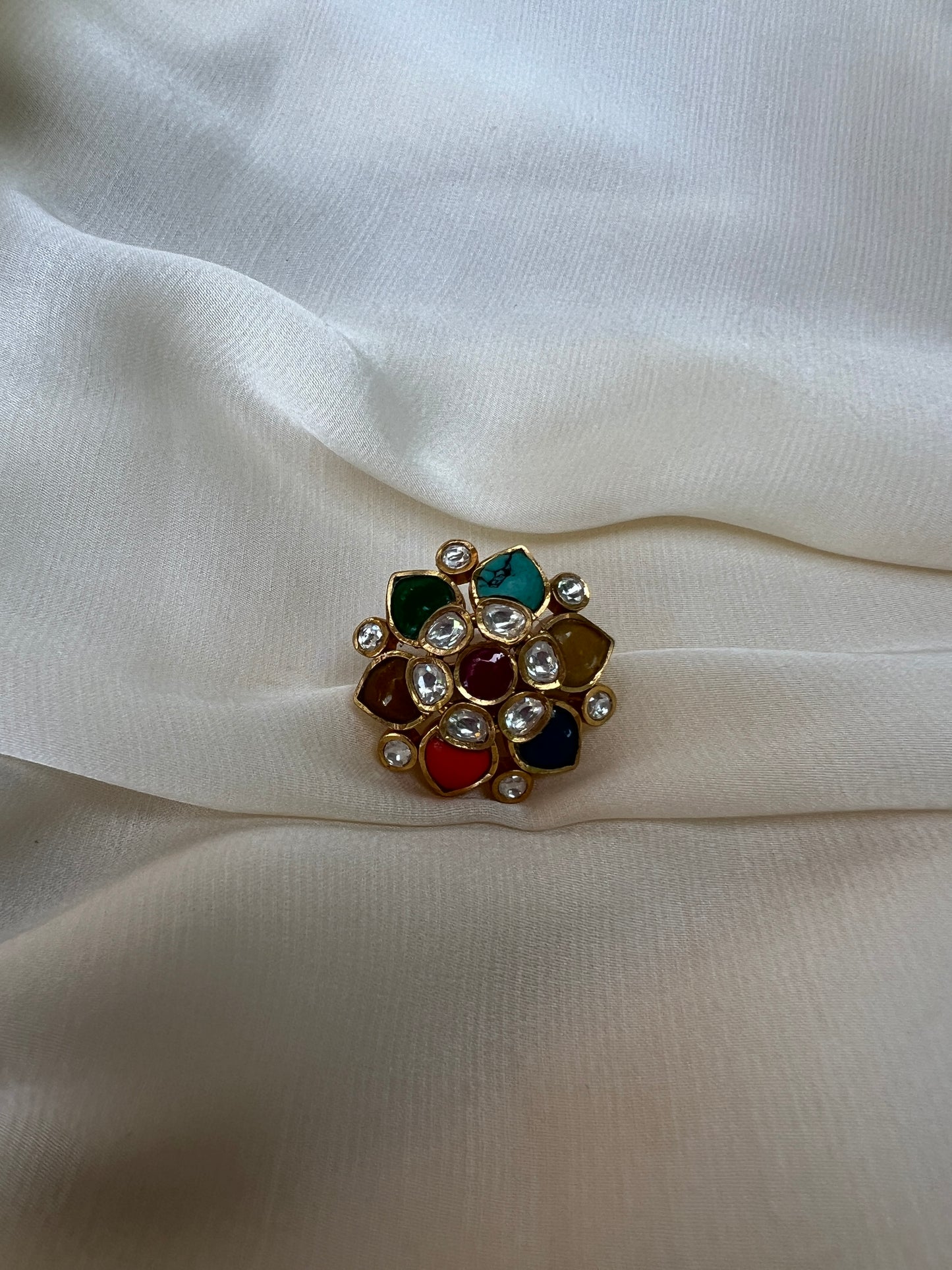 Kamal Kundan Spark Ring