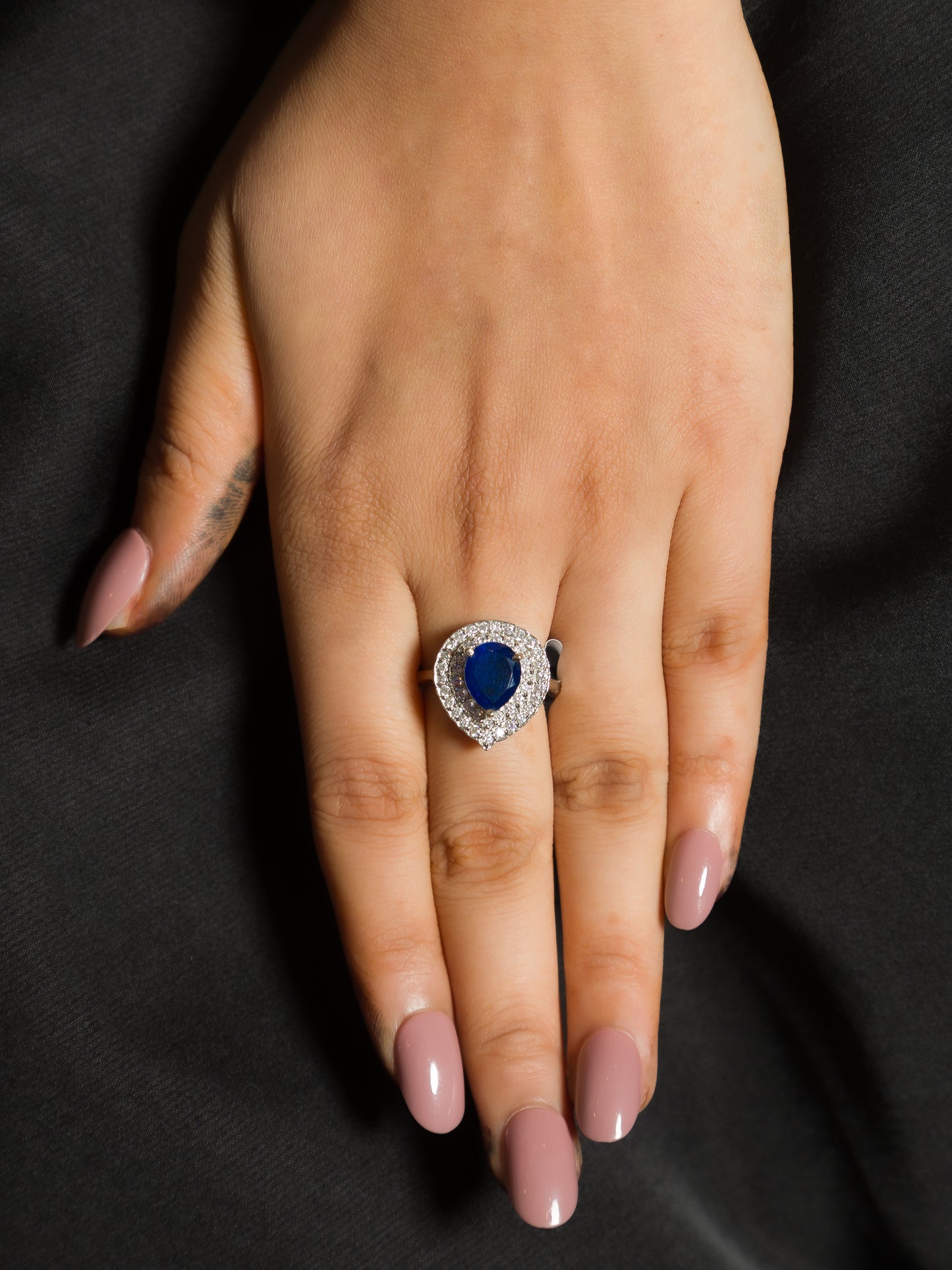 Ocean Teardrop Rings