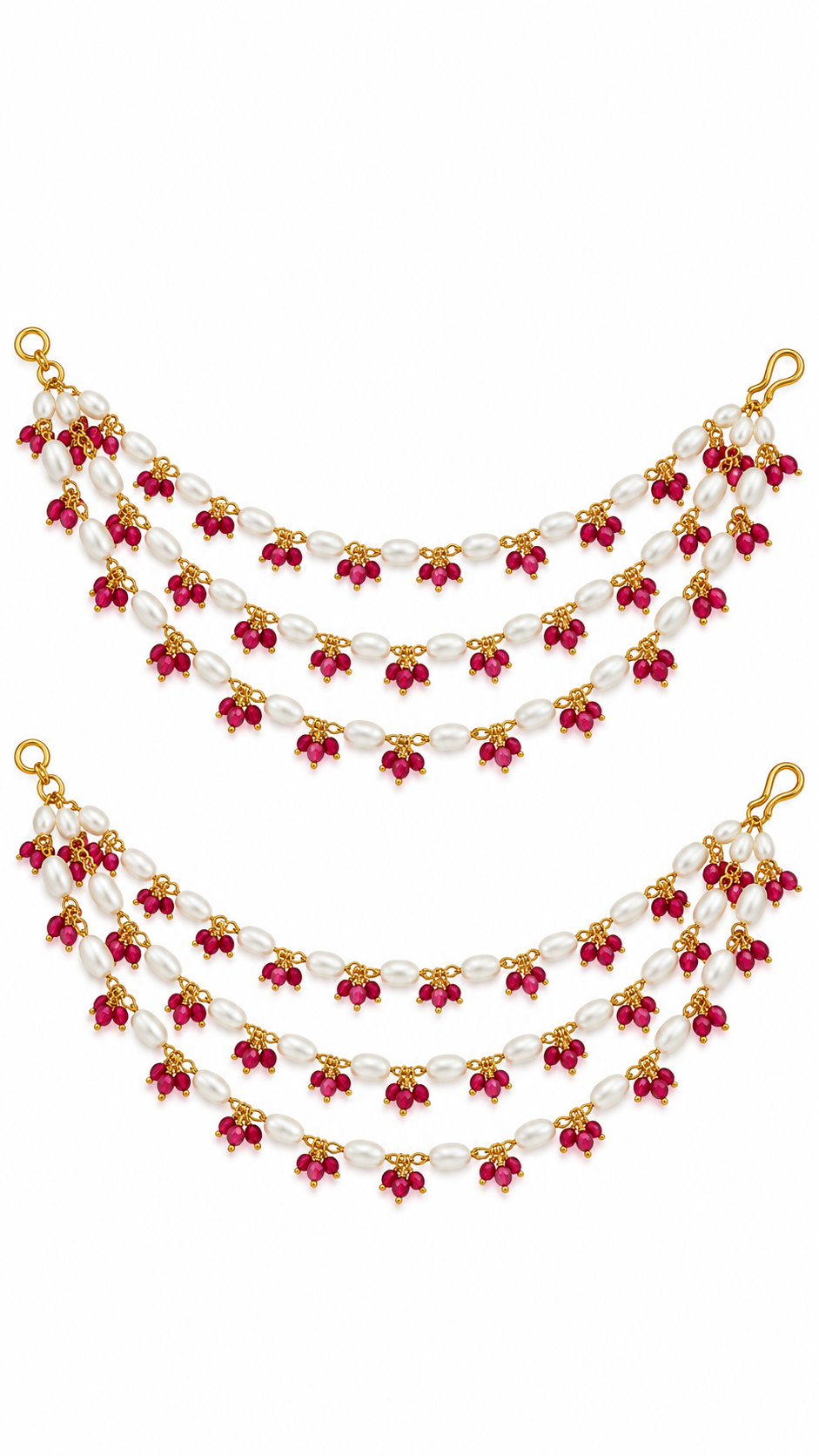 Gulnaar Pearl Ear Chain
