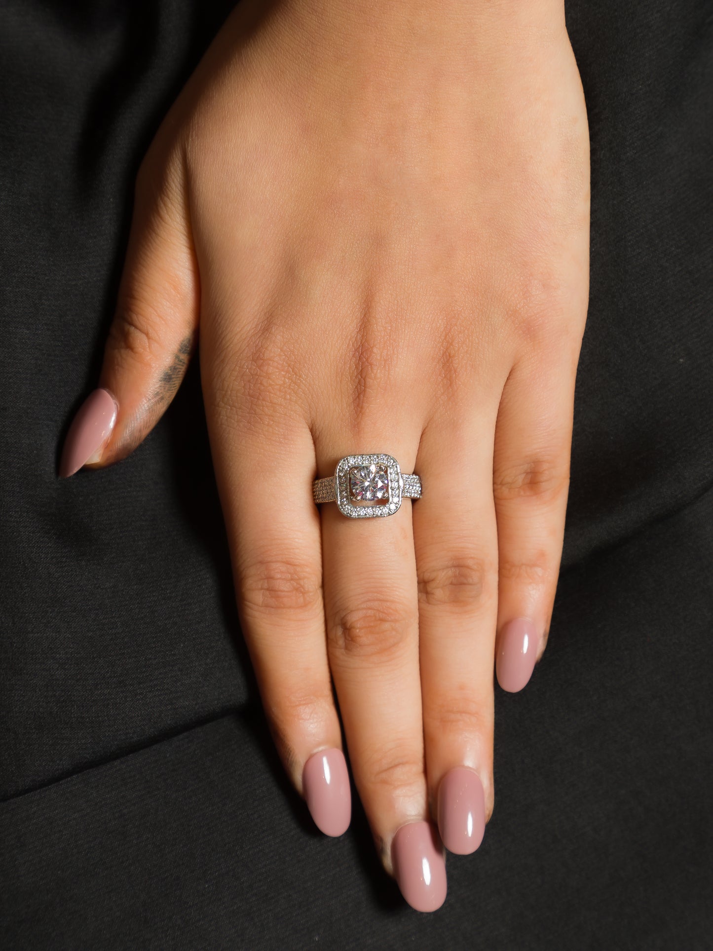 Princess Grace Halo Ring